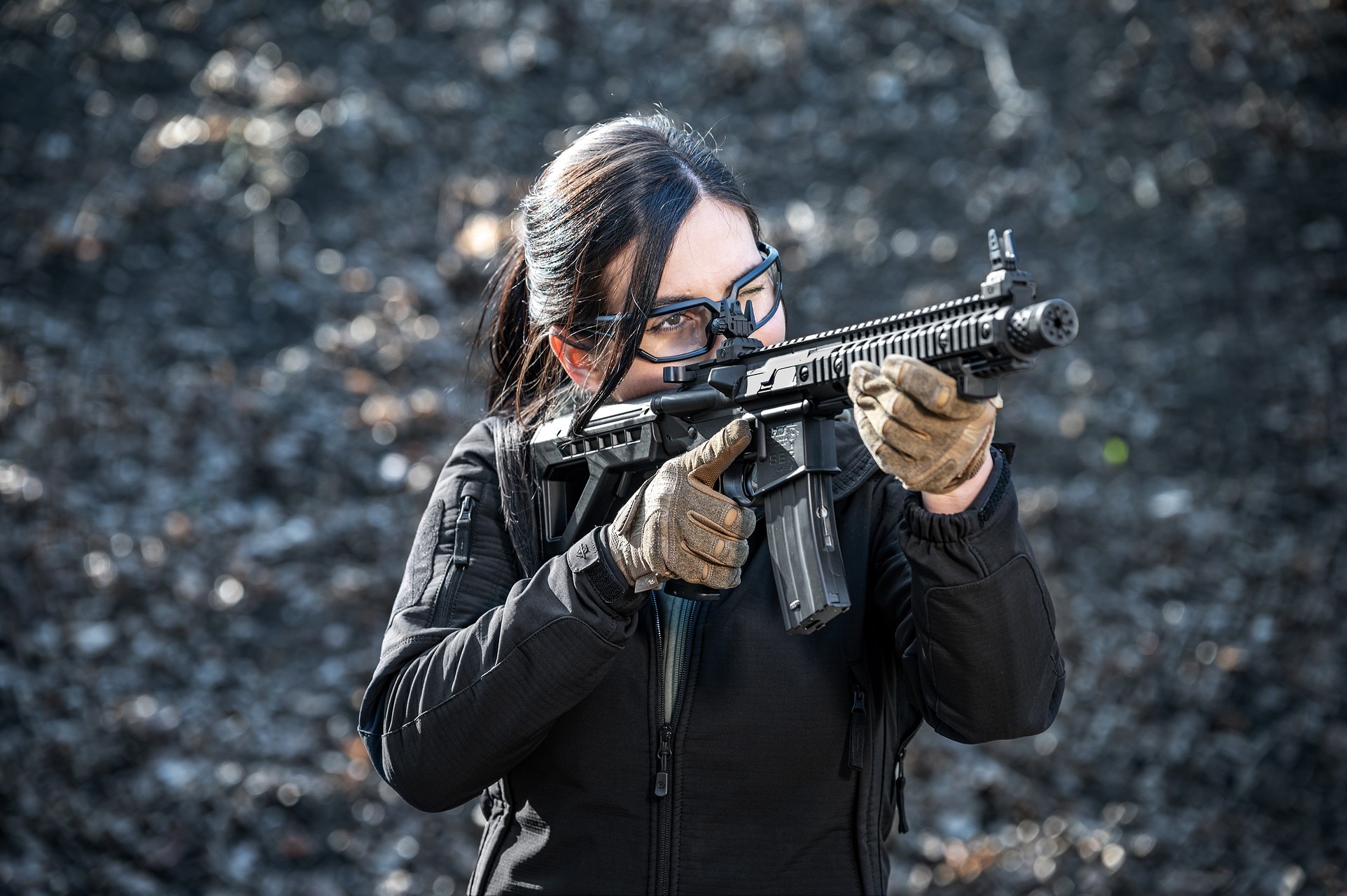 Okulary taktyczne Mechanix Tactical Type-X - Clear/Black