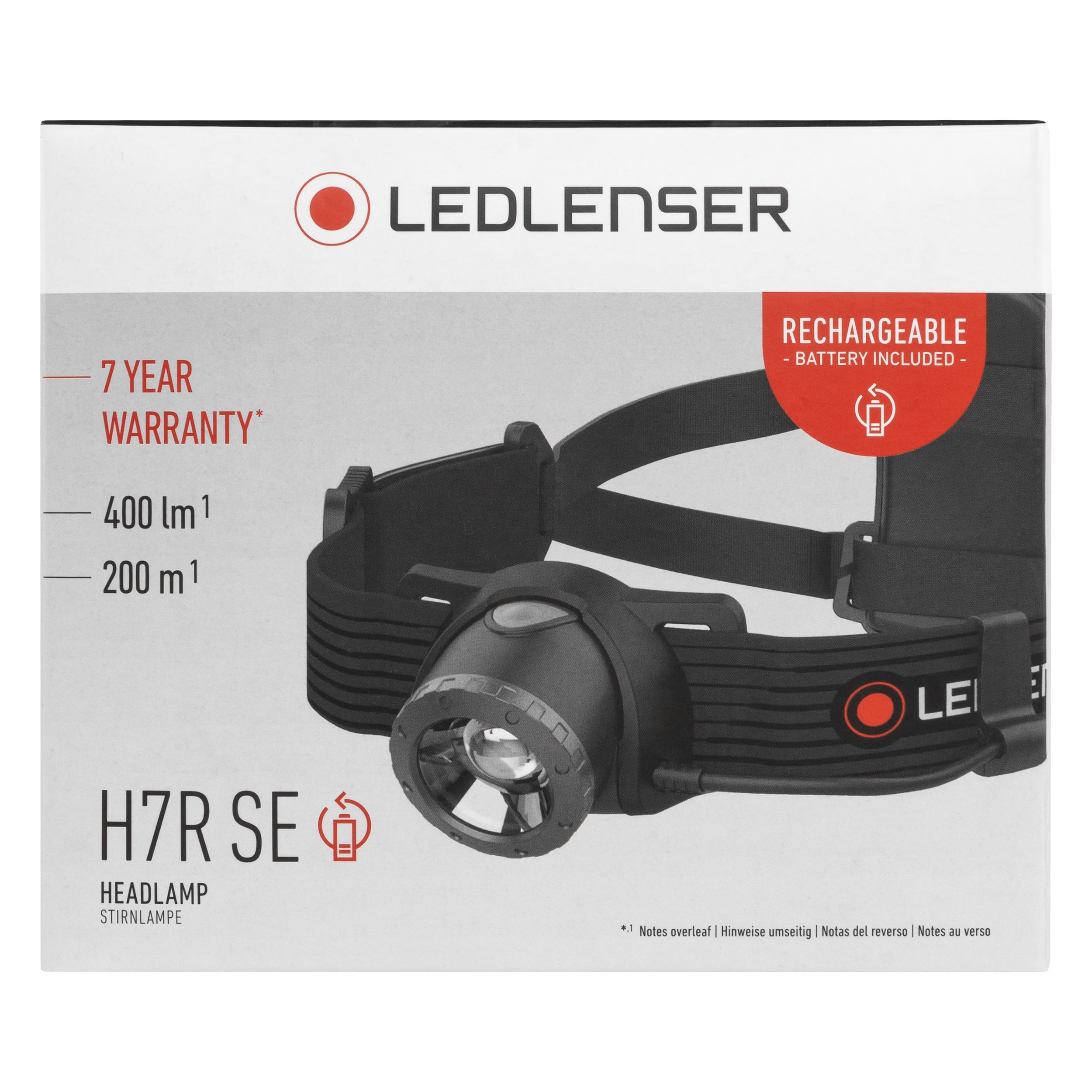 Налобний ліхтарик Ledlenser H7R.2 SE Limited Edition Black - 400 люменів