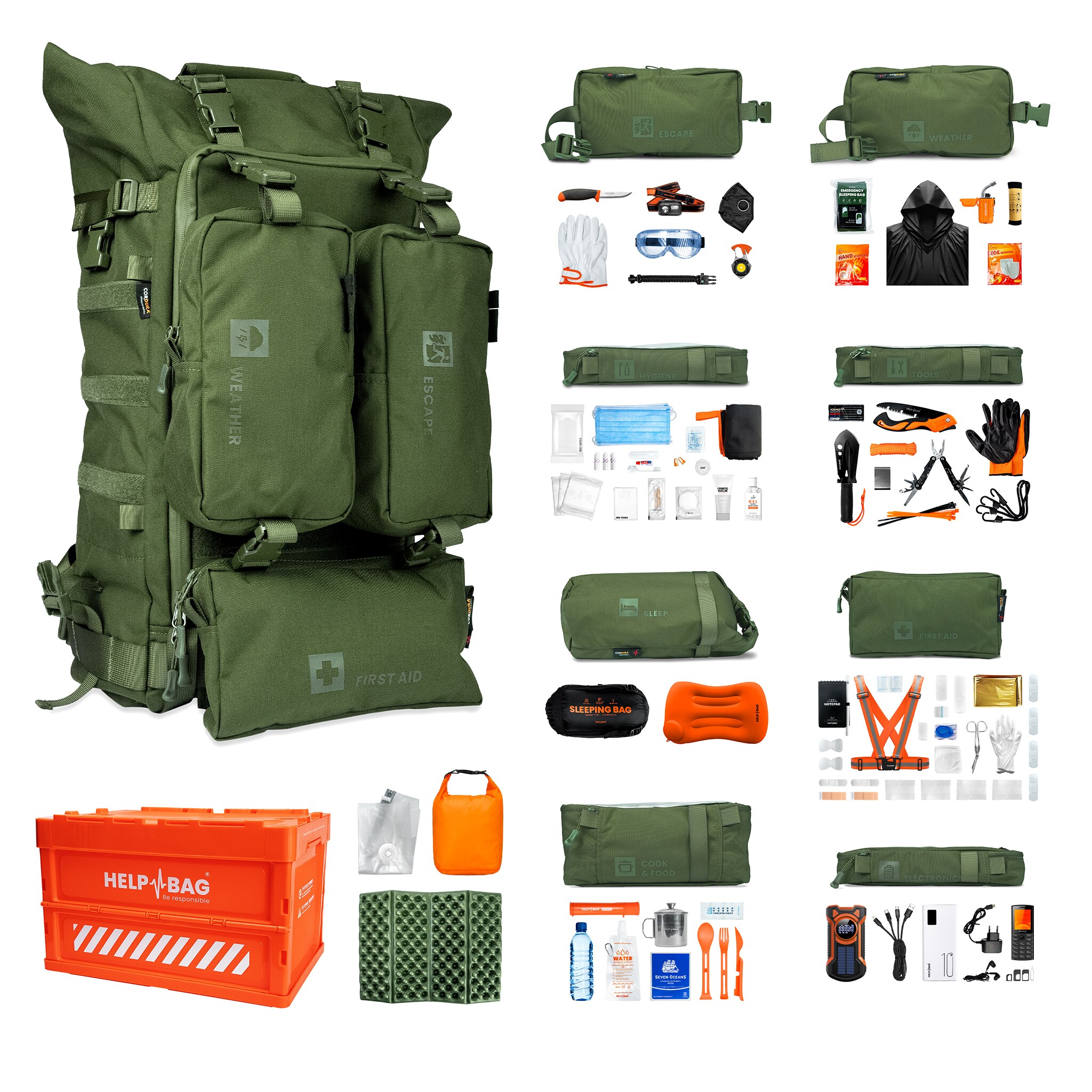 Аварійний набір Help Bag Max - Olive Green