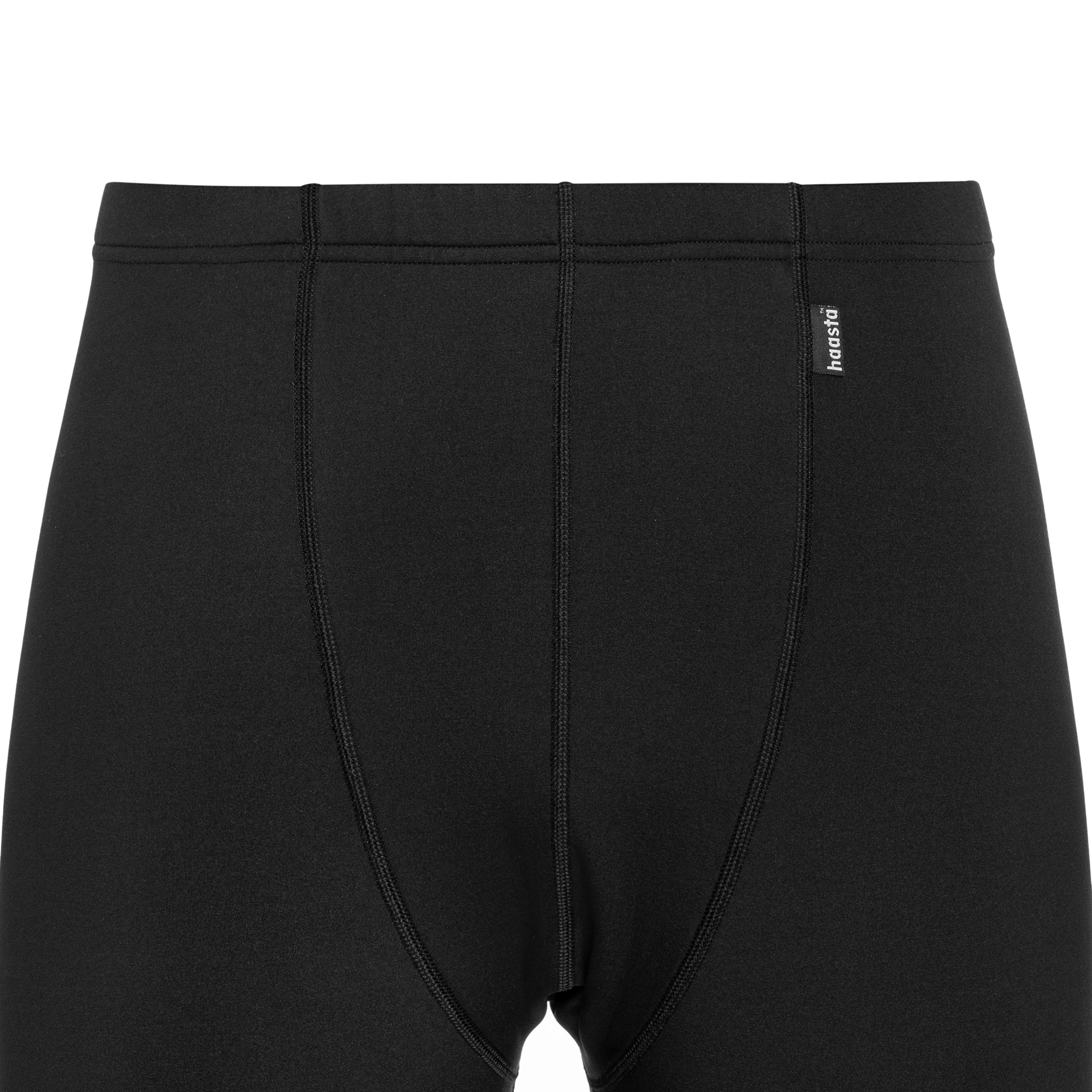 Legginsy termoaktywne męskie Haasta drapane - Czarne
