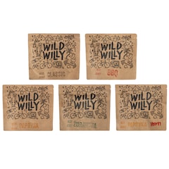 Suszona wołowina Wild Willy Beef Jerky Classic/ BBQ/ Papryka/ Papryka Hot!/Żurawina 5 x 100 g
