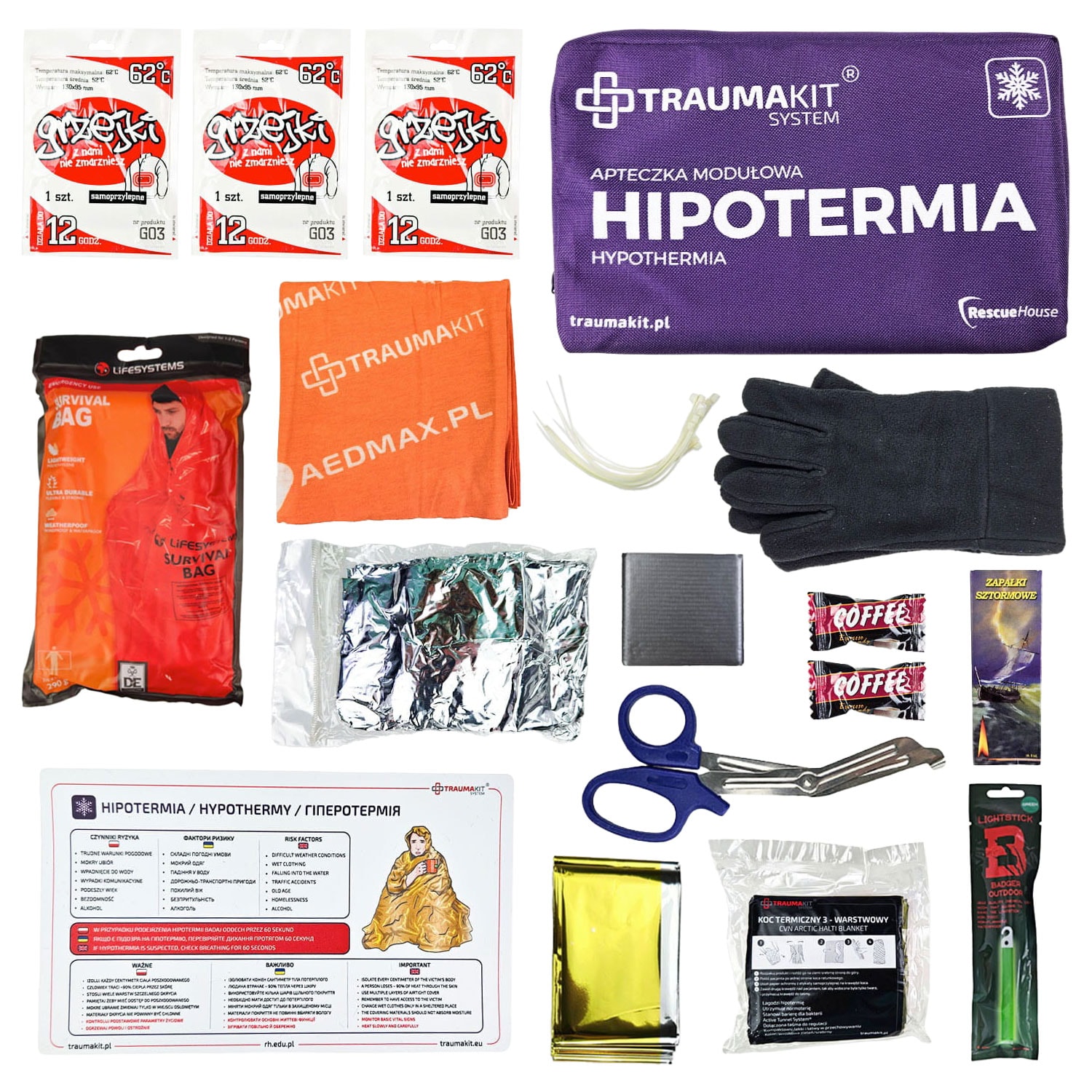 Apteczka modułowa AedMax Trauma Kit H - Hipotermia