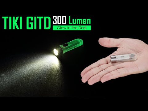 Latarka Nitecore Tiki GITD - 300 lumenów 