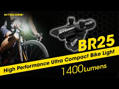 Światło rowerowe przednie Nitecore BR25 - 1400 lumenów