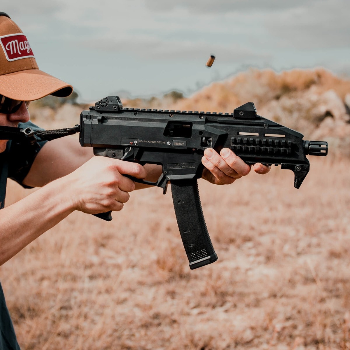 Магазин на 35 патронів Magpul PMAG 35 EV9 для пістолета-кулемета CZ Scorpion EVO 3/3+ - Black