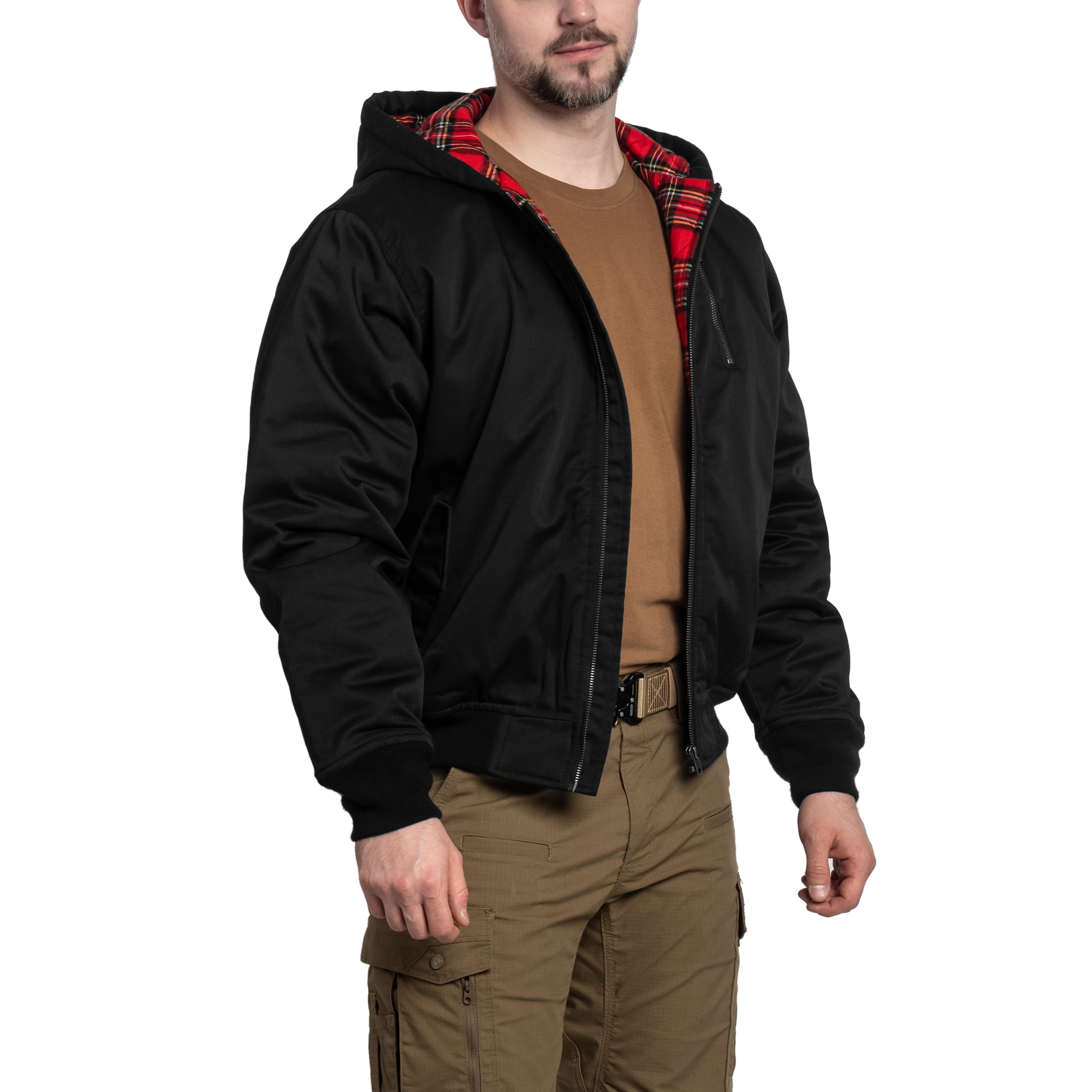 Kurtka Brandit Lord Canterbury Hooded Winter Jacket - Black