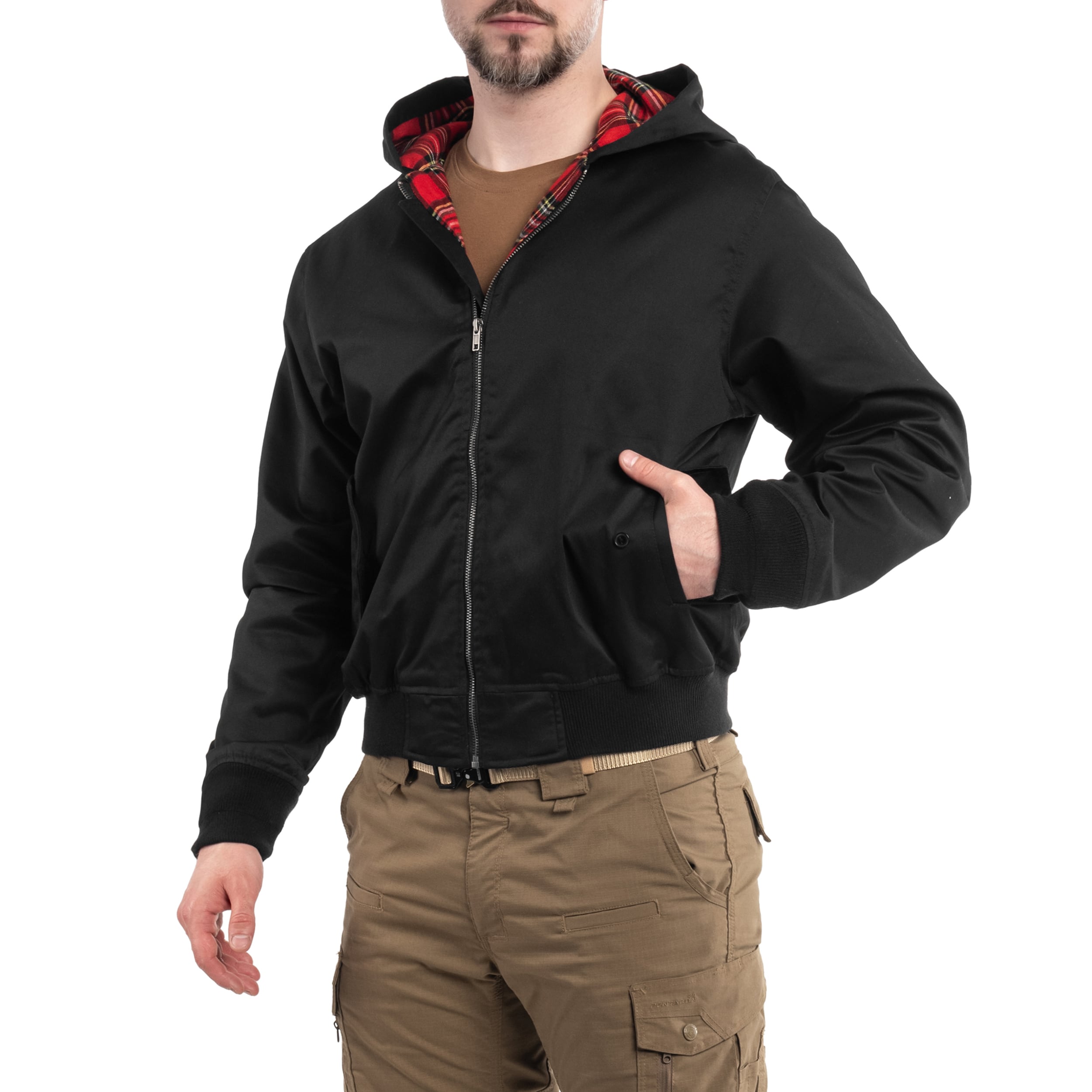 Kurtka Brandit Lord Canterbury Hooded - Black