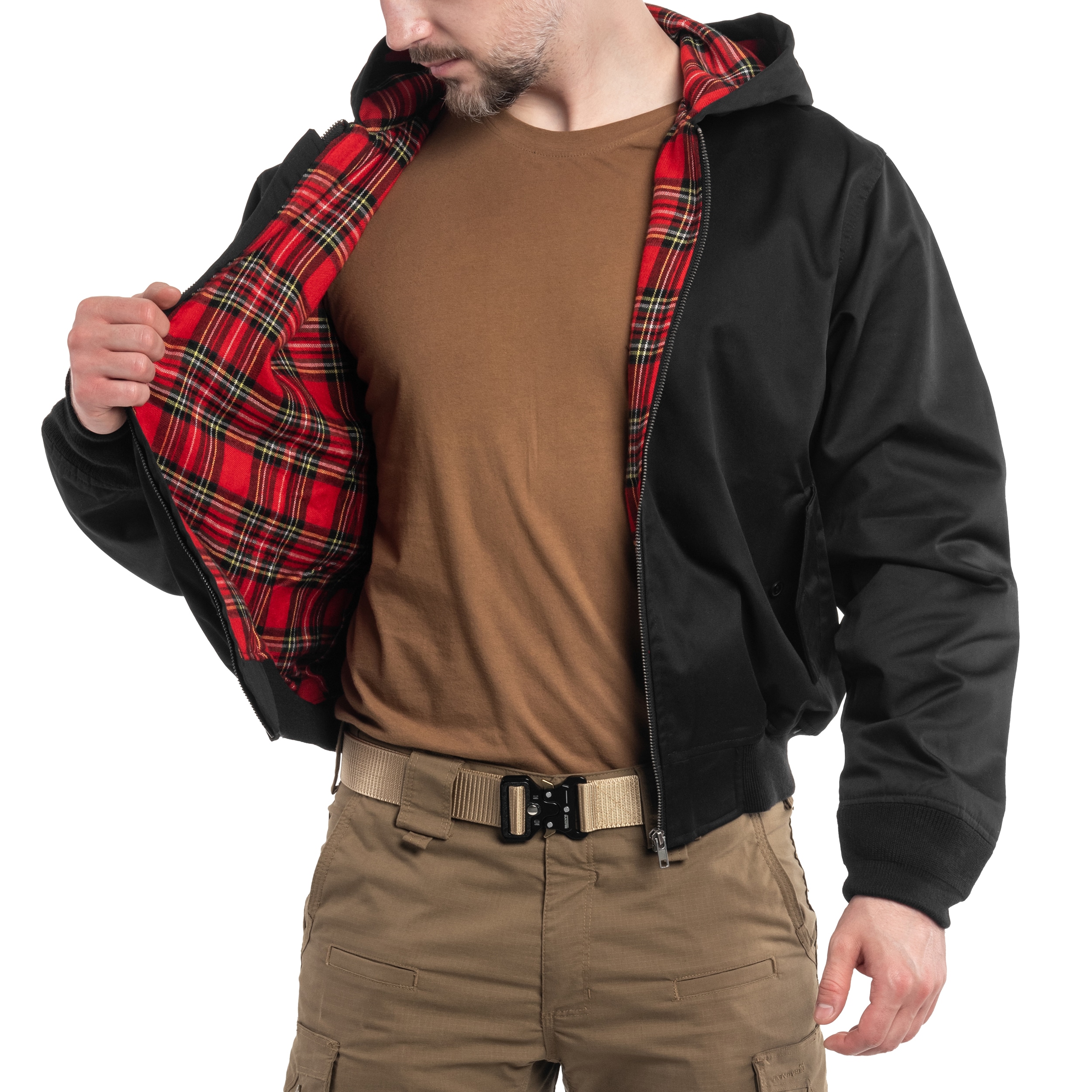 Kurtka Brandit Lord Canterbury Hooded - Black