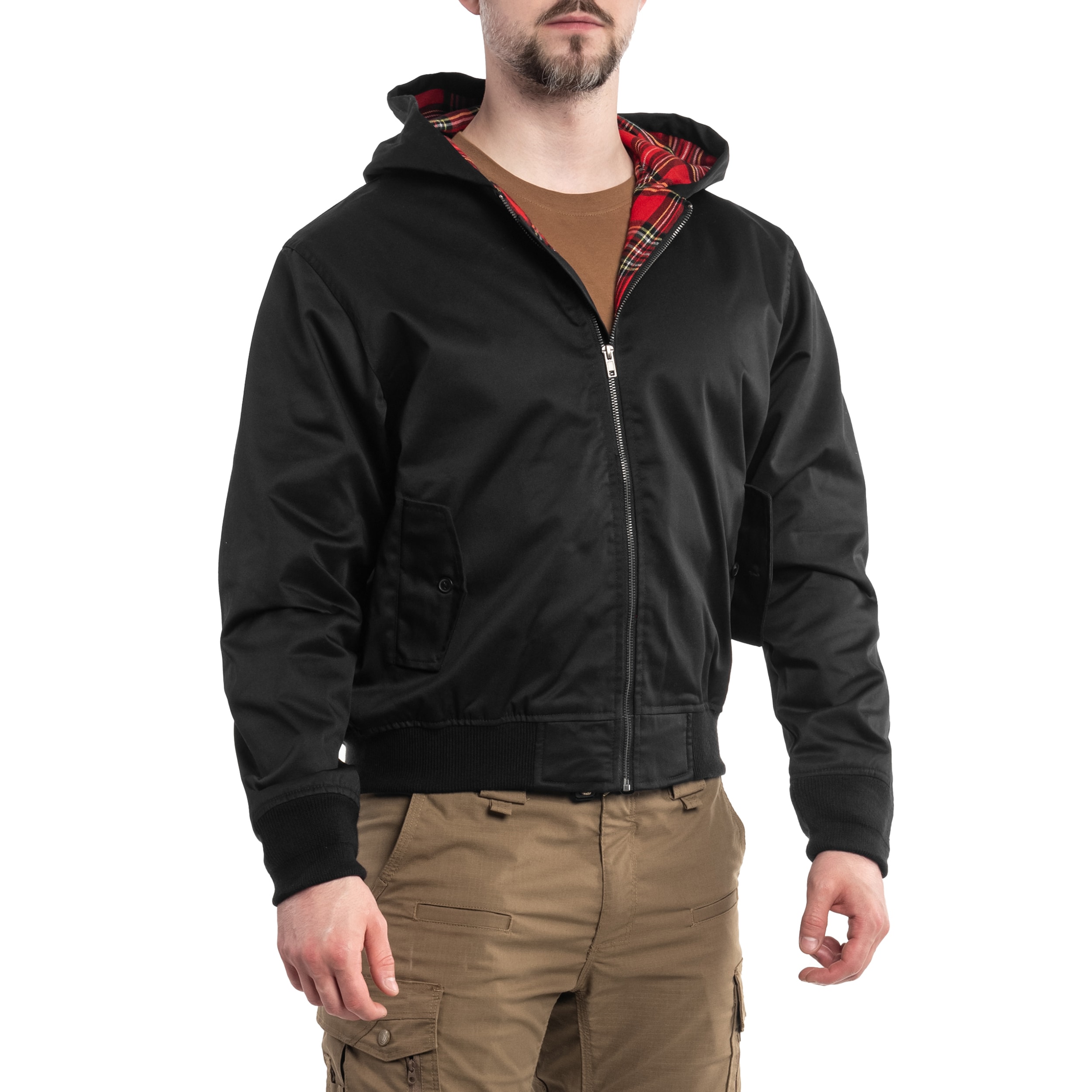Kurtka Brandit Lord Canterbury Hooded - Black