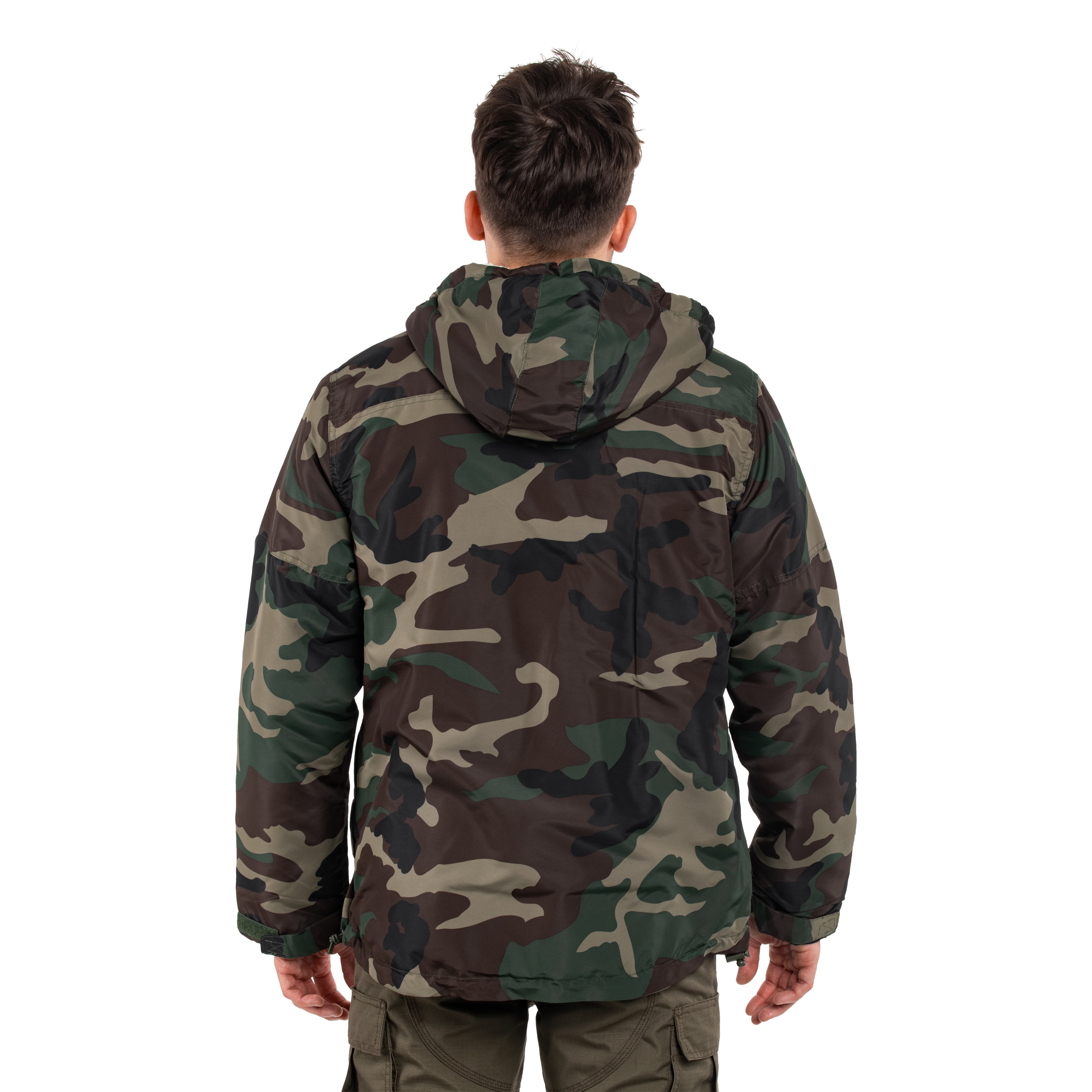 Куртка Brandit Sherpa Windbreaker - Woodland