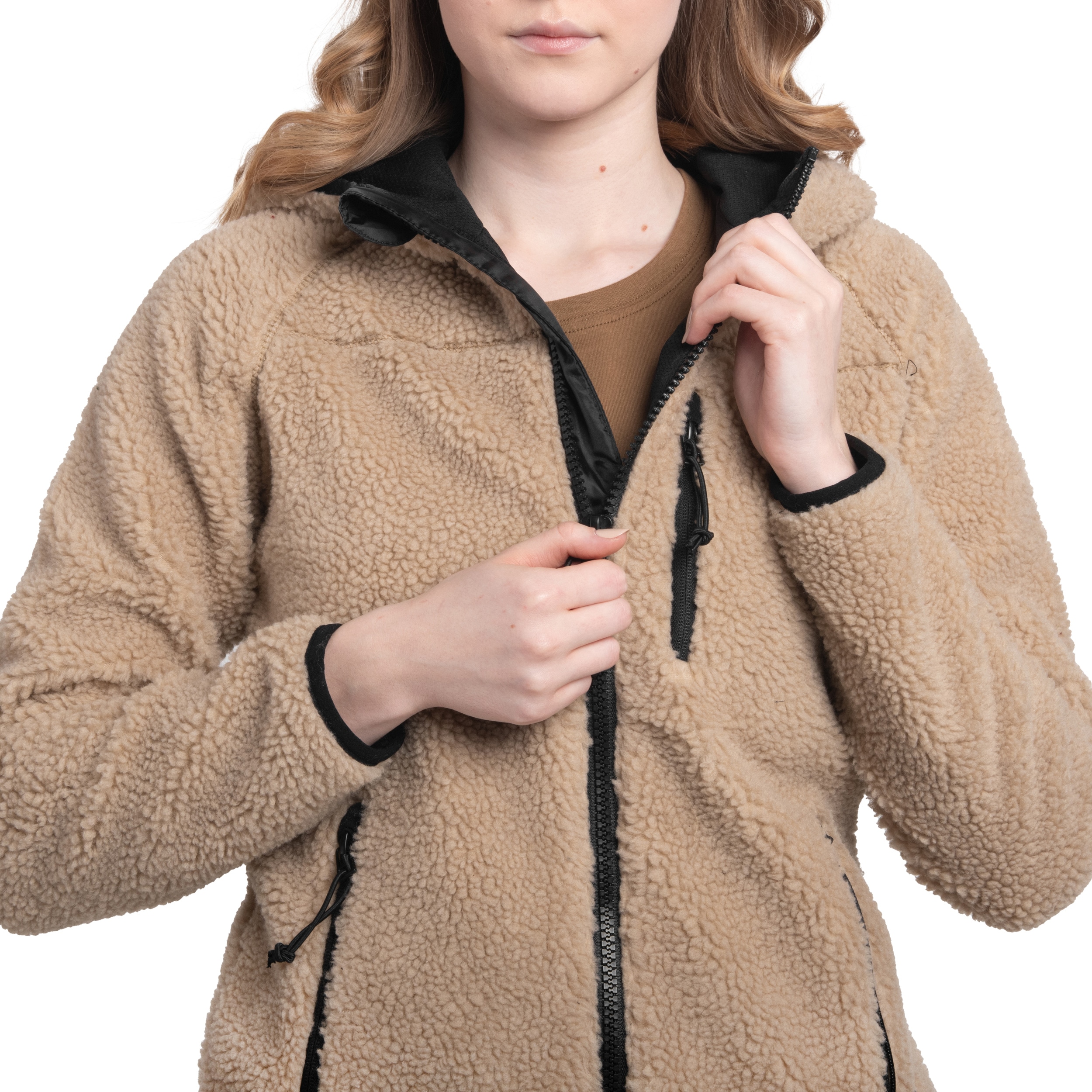 Жіноча куртка Brandit Teddyfleece Jacket - Coyote