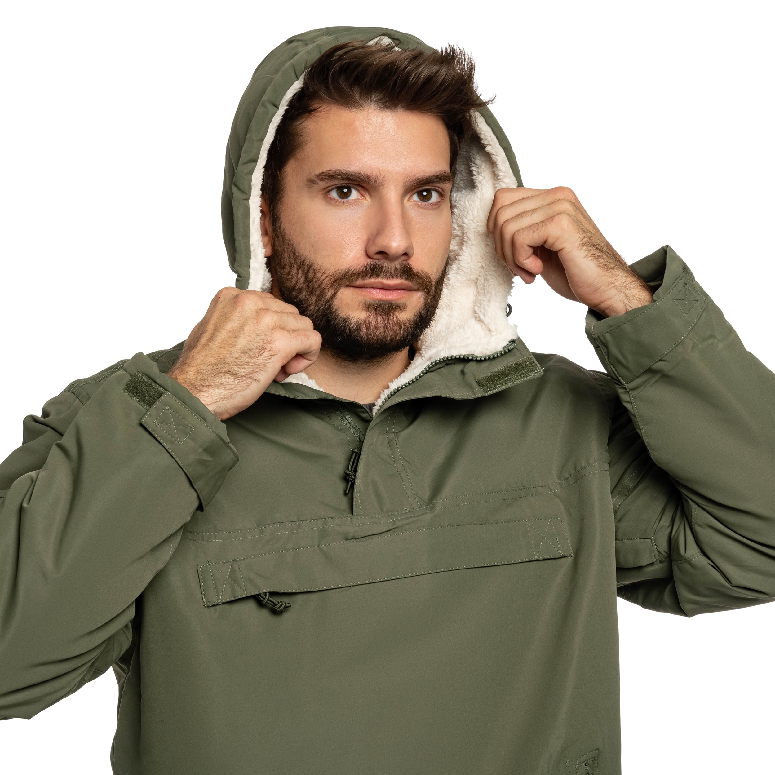 Куртка Brandit Sherpa Windbreaker - Olive