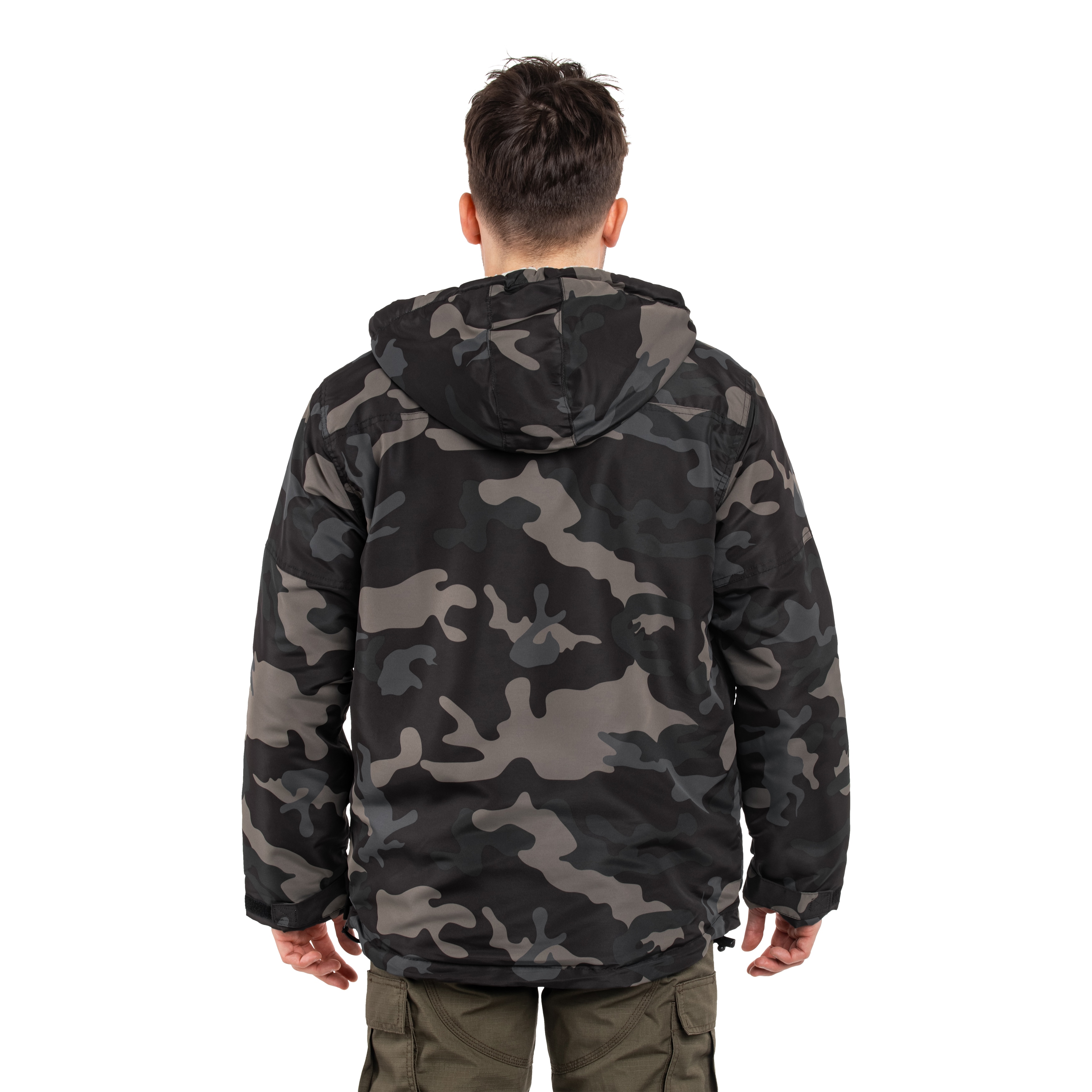 Куртка Brandit Sherpa Windbreaker - Dark Camo