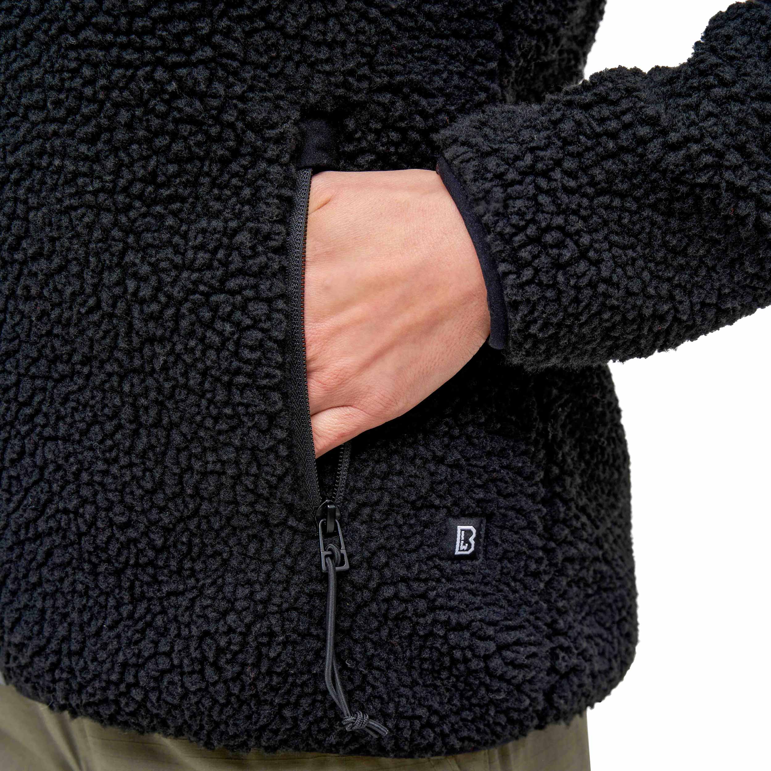Жіноча куртка Brandit Teddyfleece Jacket - Black