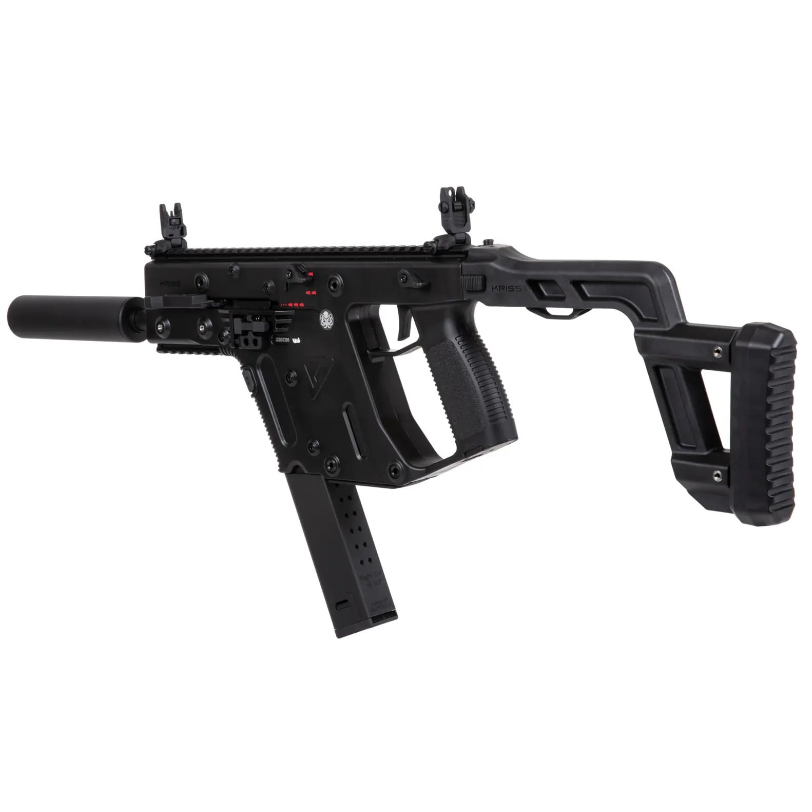 Пістолет-кулемет AEG KRISS Vector з глушником - Black