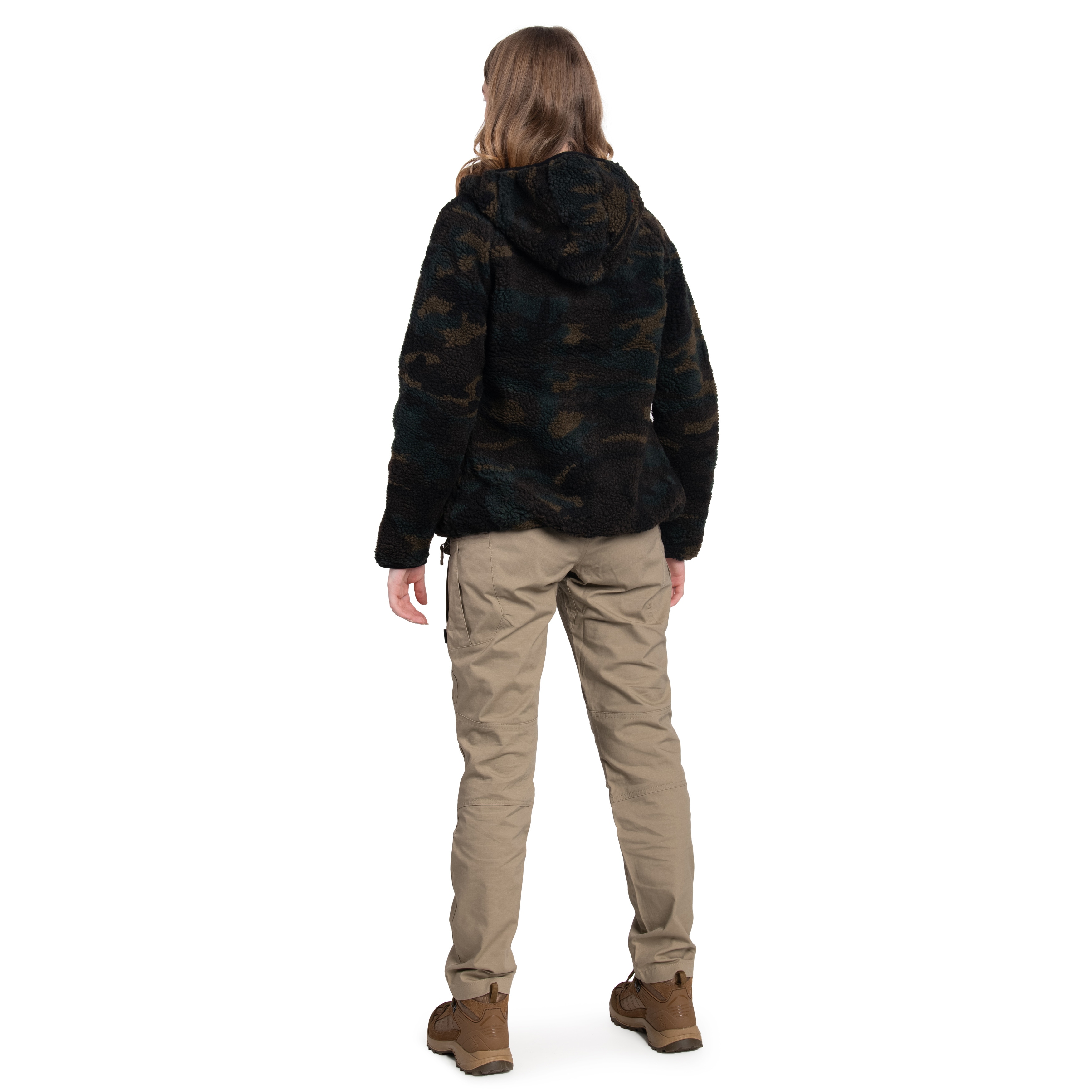 Жіноча куртка Brandit Teddyfleece Jacket - Woodland