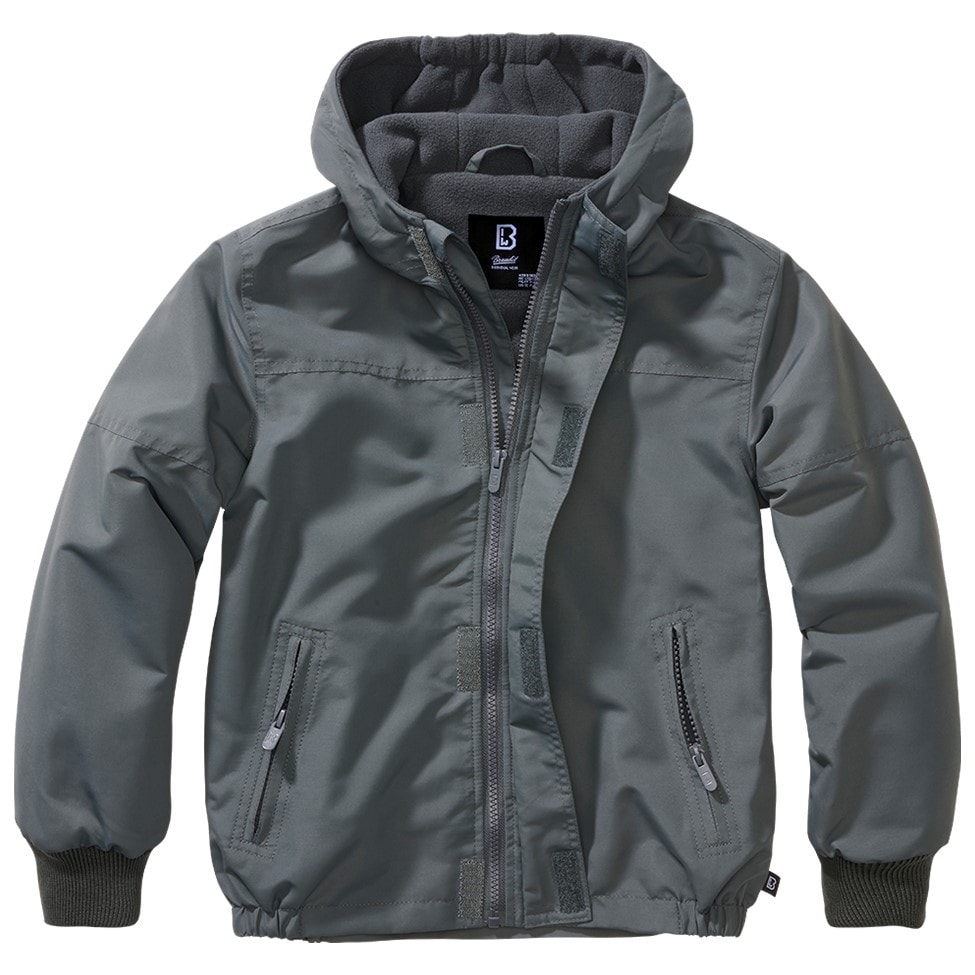 Kurtka dziecięca Brandit Windbreaker Frontzip - Anthracite