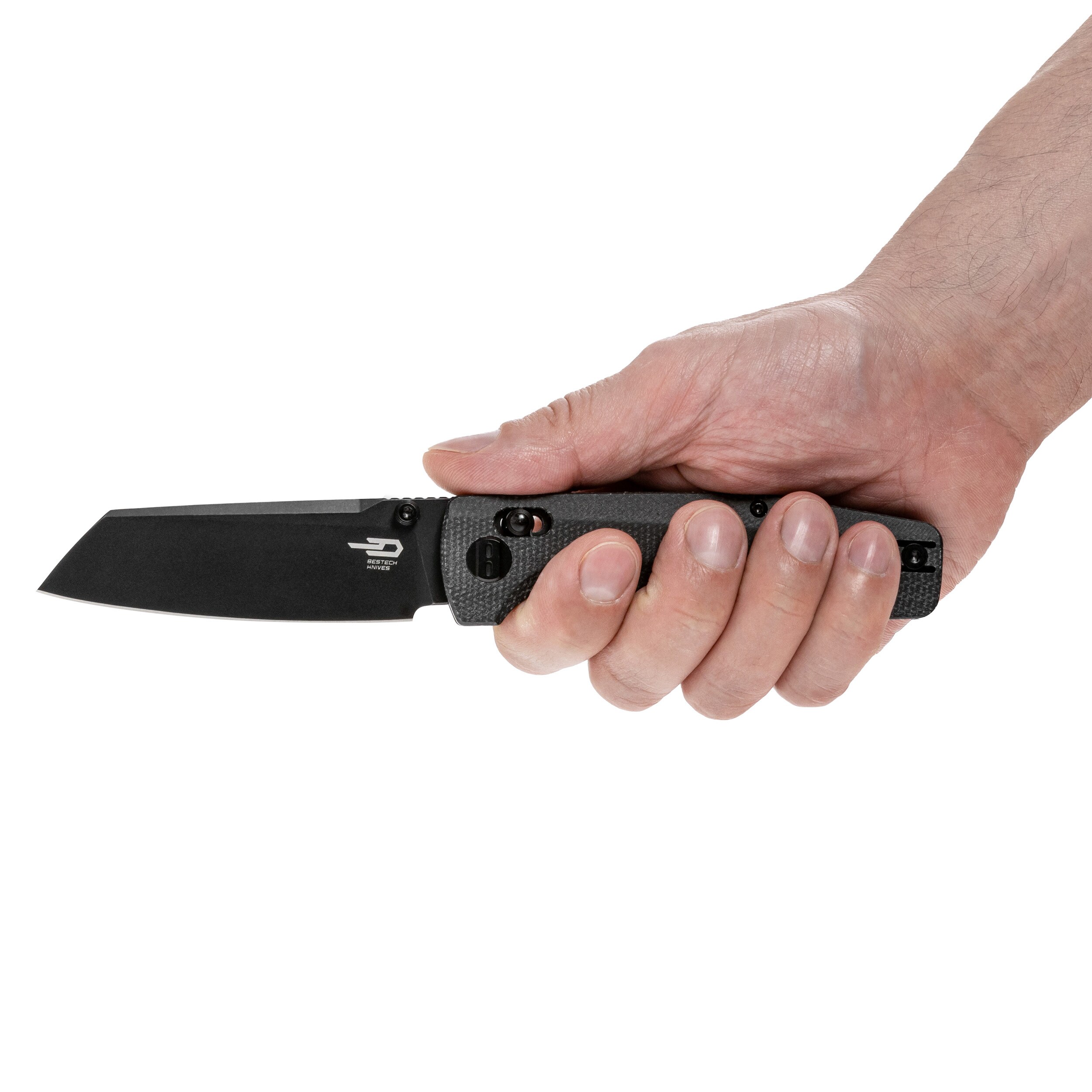 Bestech Knives Slasher Black Folding Knife - Black