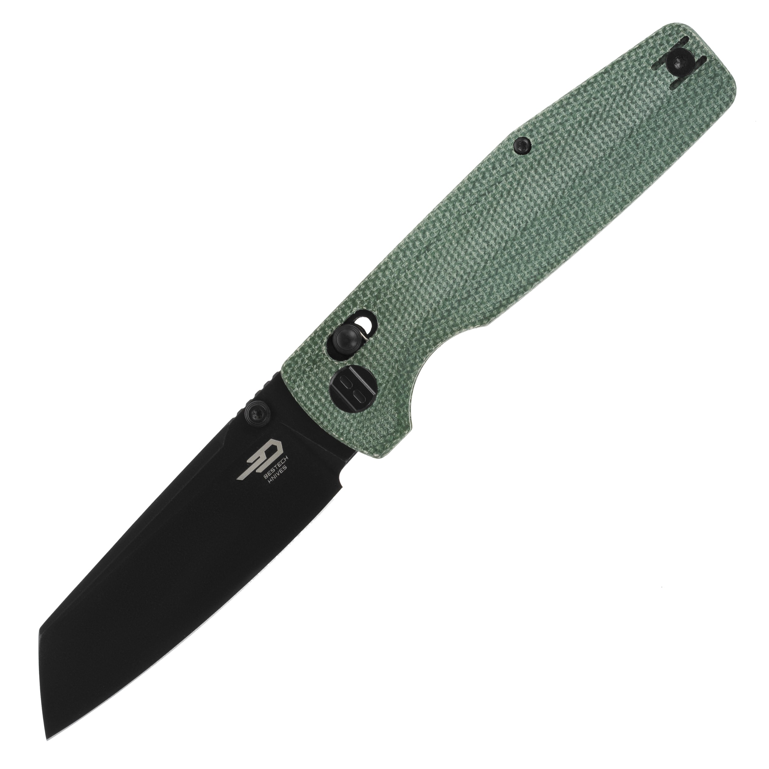 Складаний ніж Bestech Knives Slasher Black - Green