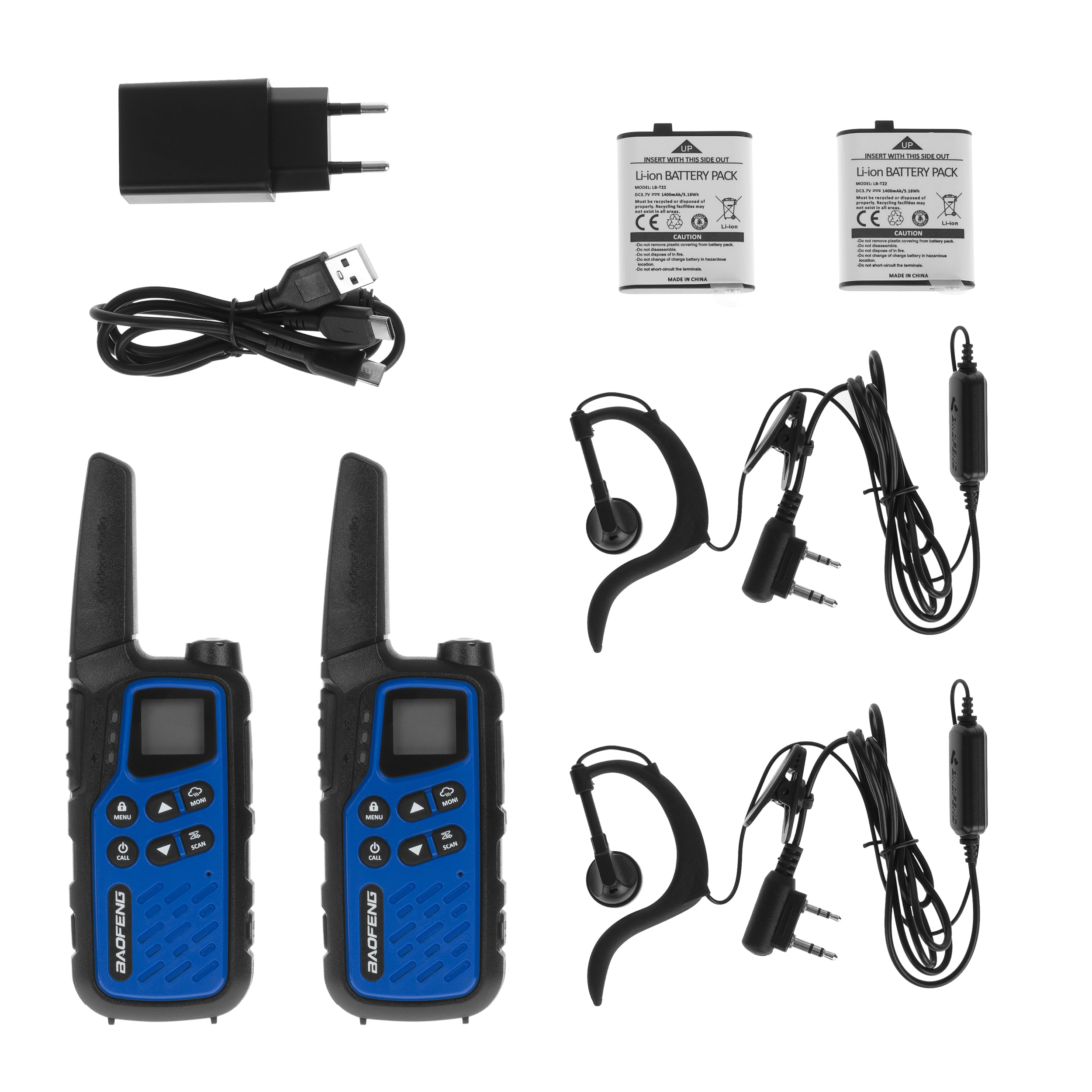Радіостанція Baofeng BF-25E PMR 2 шт. - Dark Blue