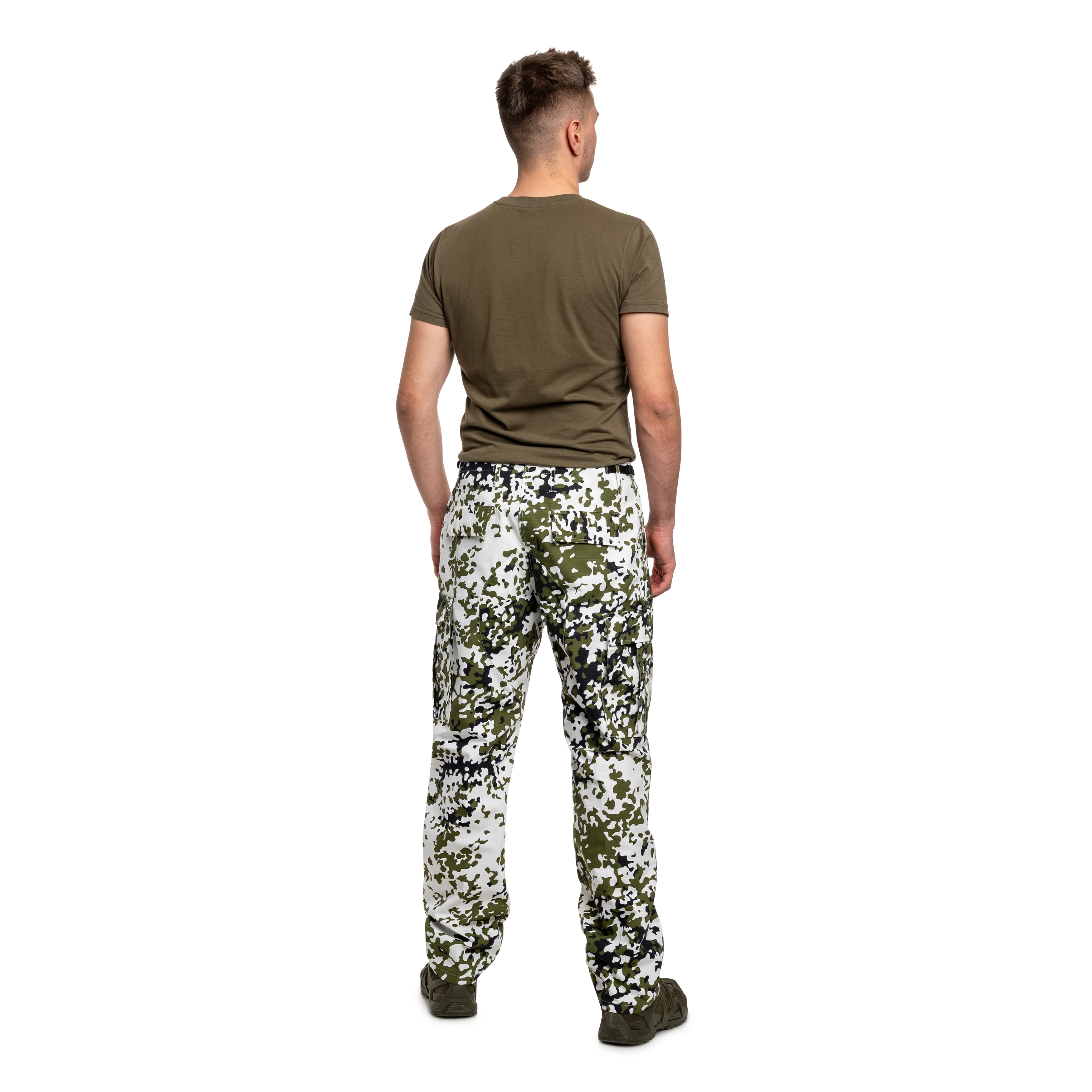 Spodnie wojskowe MFH US Combat BDU Rip-Stop - Snow Camo