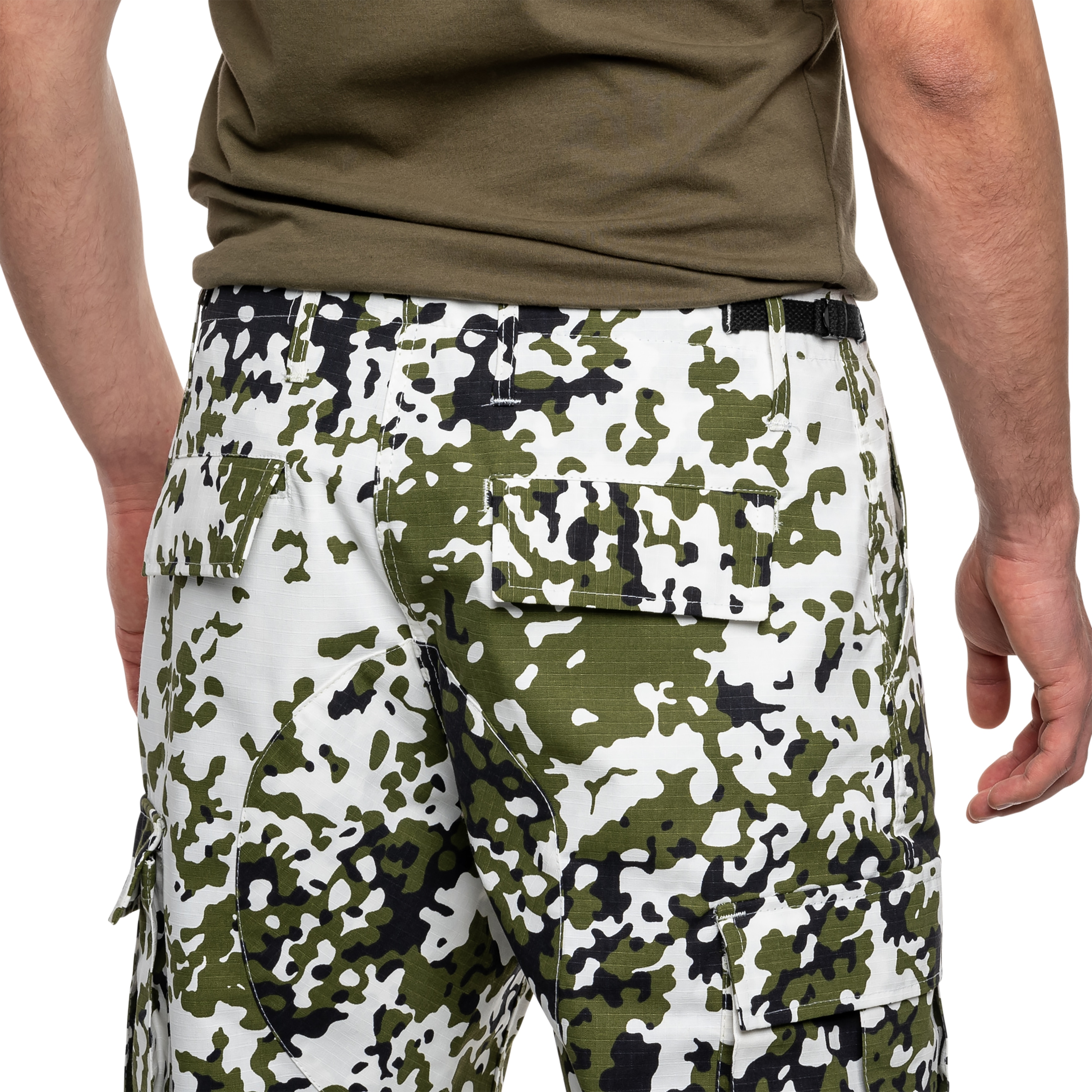 Spodnie wojskowe MFH US Combat BDU Rip-Stop - Snow Camo