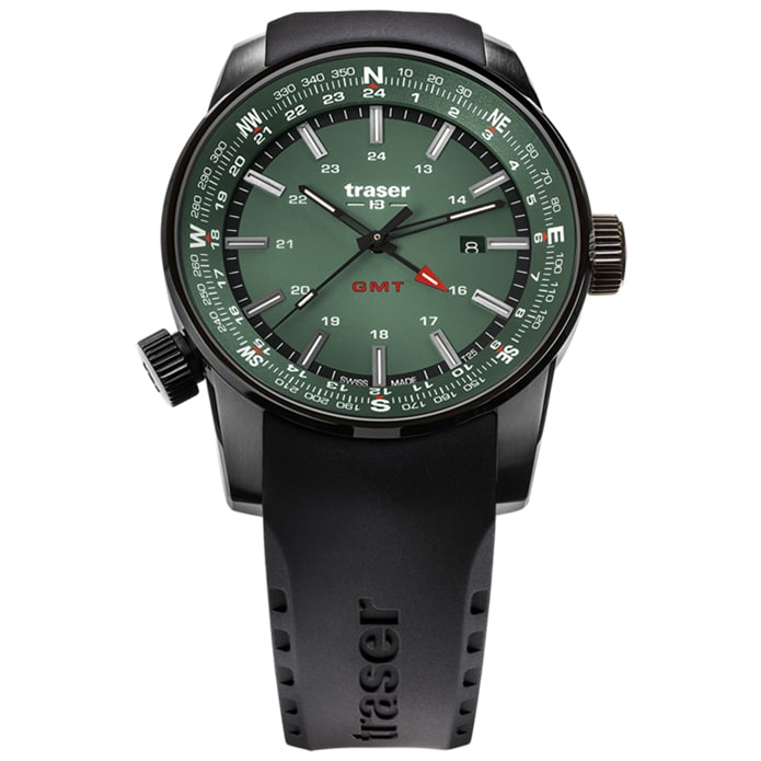 Zegarek Traser P68 Pathfinder GMT RS - Green