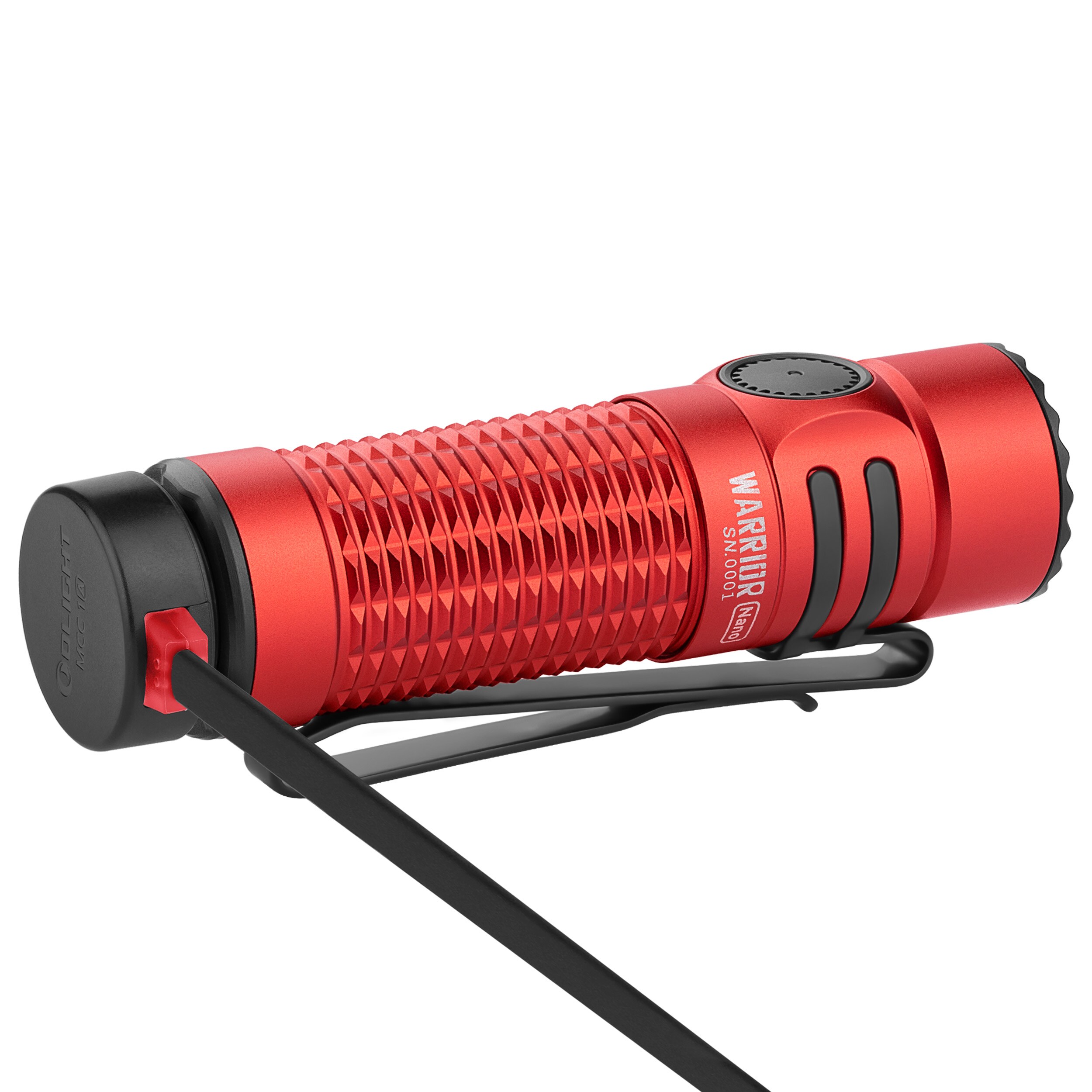 Latarka Olight Warrior Nano Red - 1200 lumenów