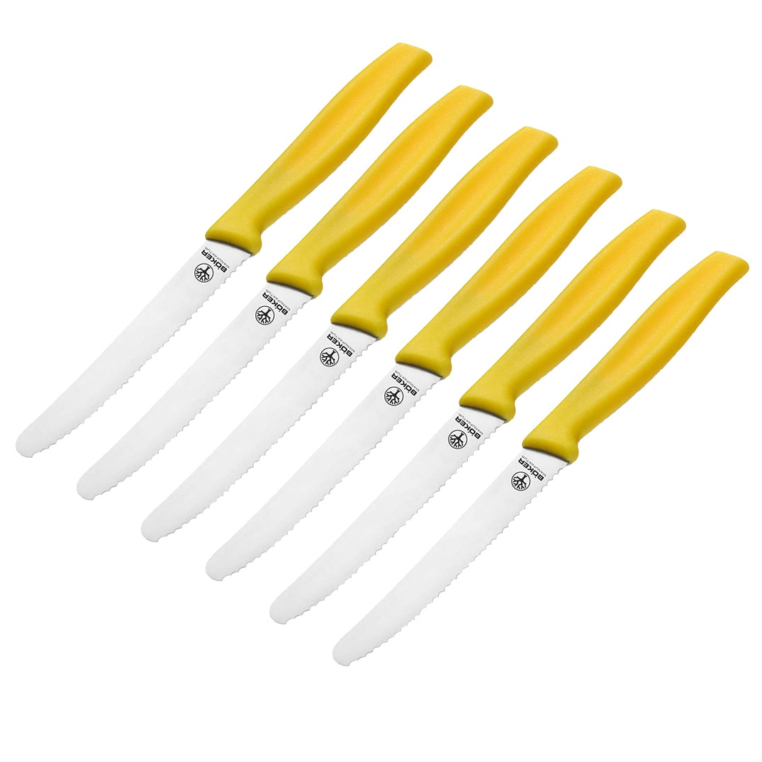 Zestaw noży kuchennych Boker Yellow - 6 szt.