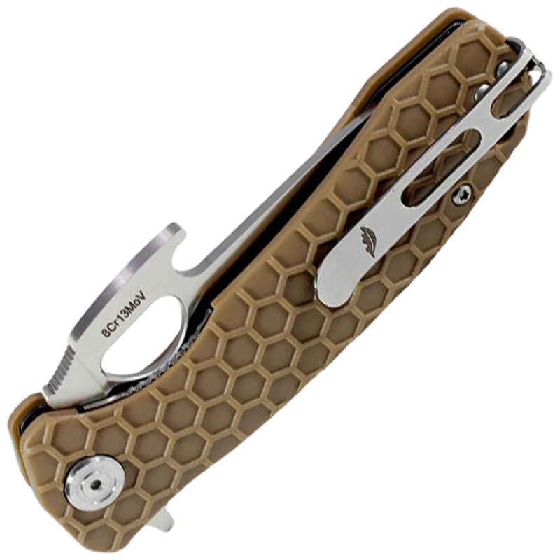 Nóż składany Honey Badger Opener Medium - Tan