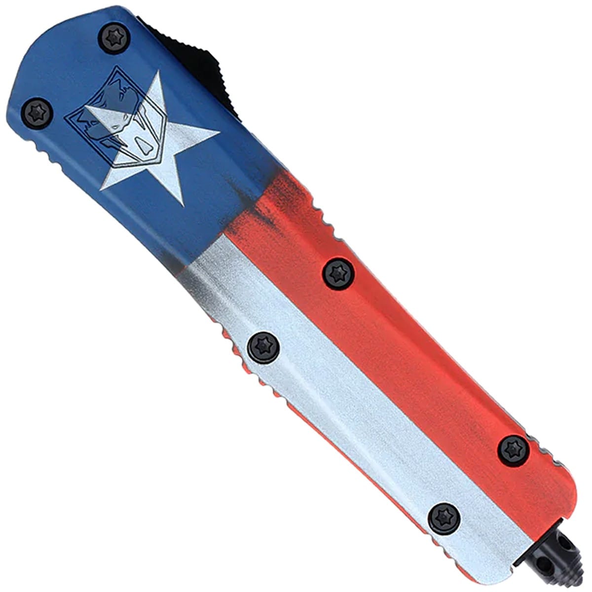 Пружинний ніж CobraTec Medium FS-3 OTF Cerakote - Texas Flag
