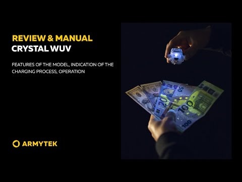 Latarka Armytek Crystal WUV Grey - 150 lumenów