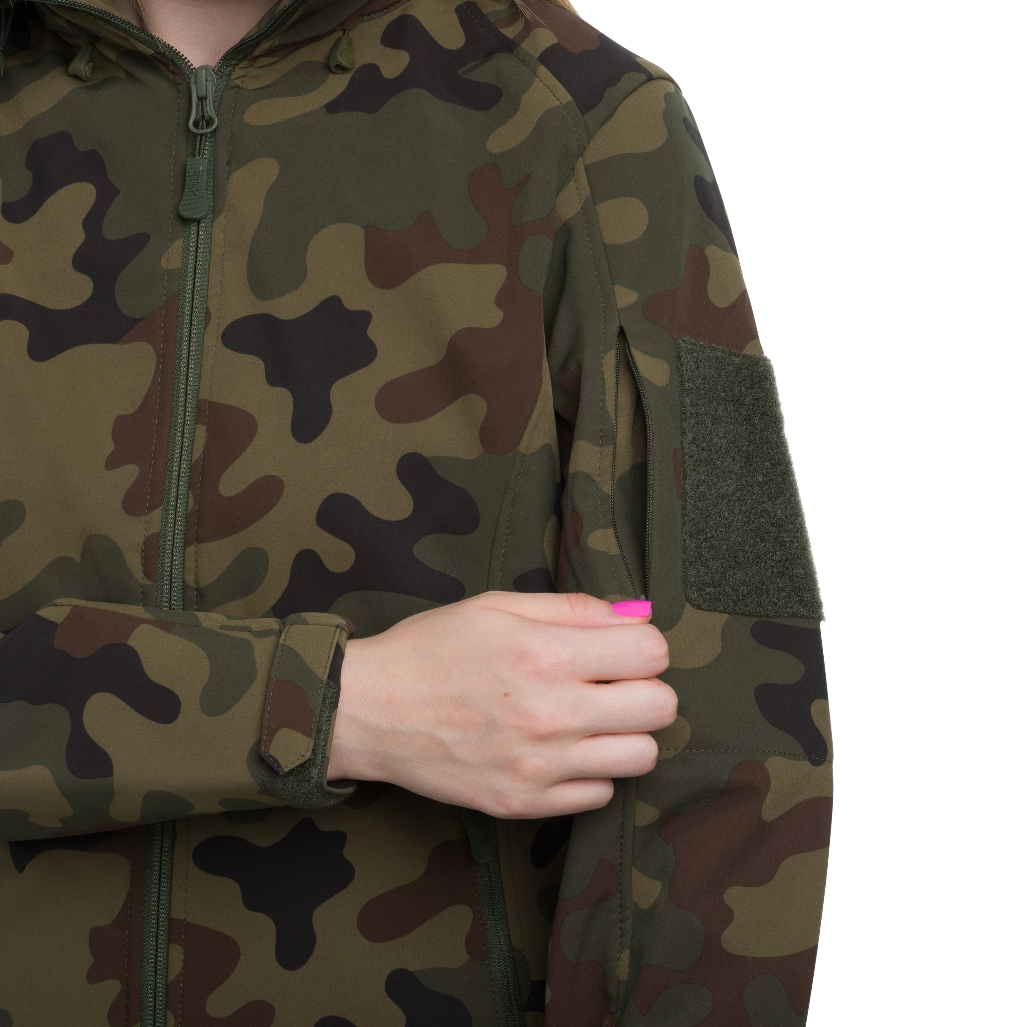 Kurtka damska Helikon-Tex Gunfighter Softshell - wz.93 Pantera PL Woodland