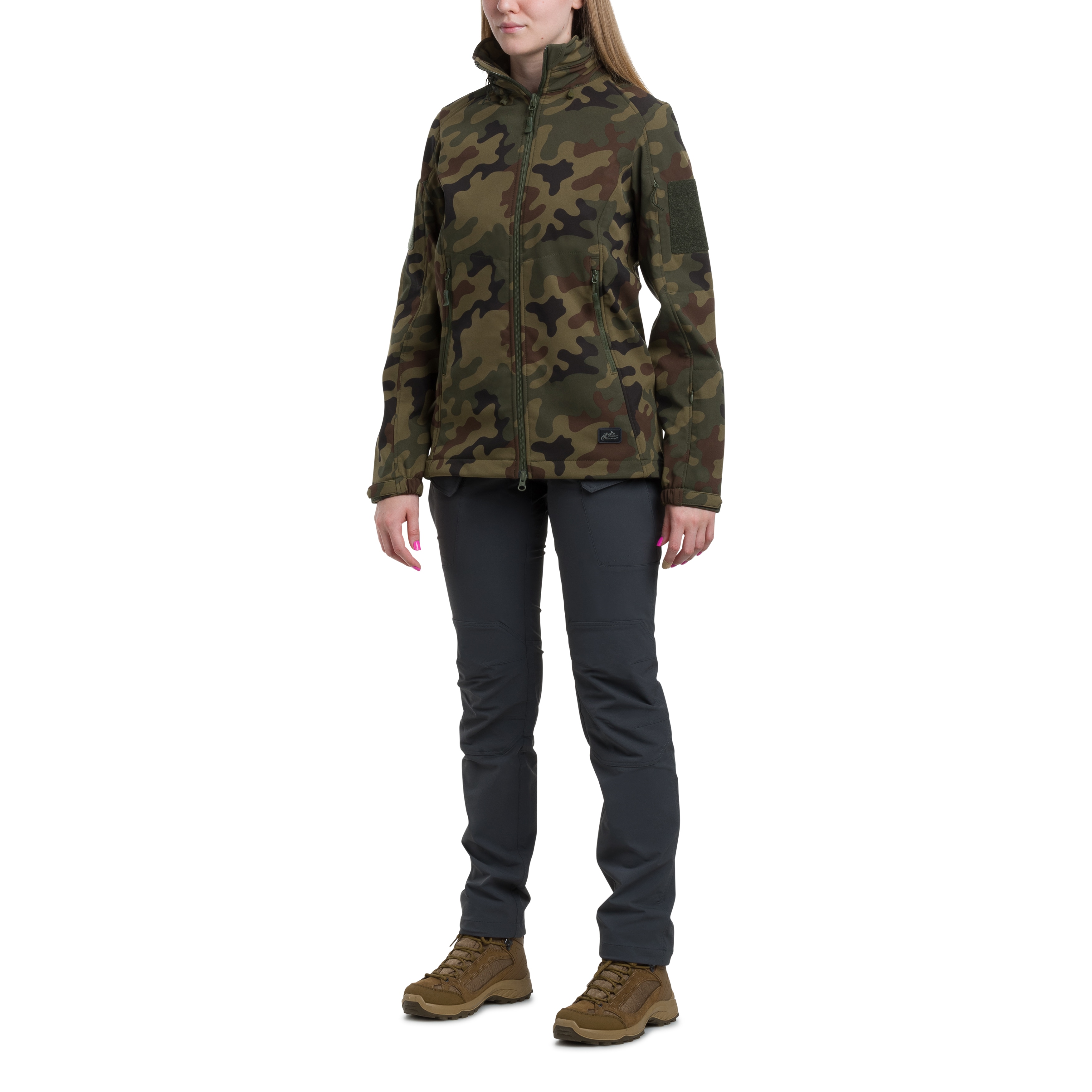Kurtka damska Helikon-Tex Gunfighter Softshell - wz.93 Pantera PL Woodland