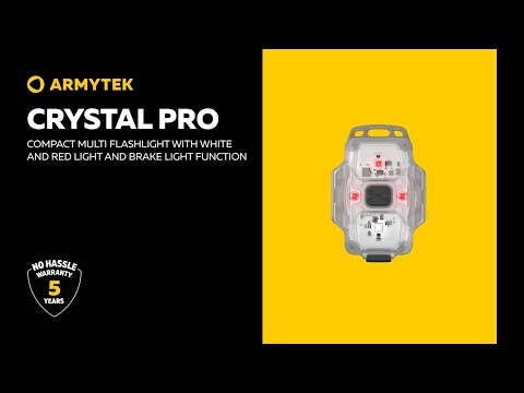 Ліхтарик Armytek Crystal Pro WR Yellow - 220 люменів