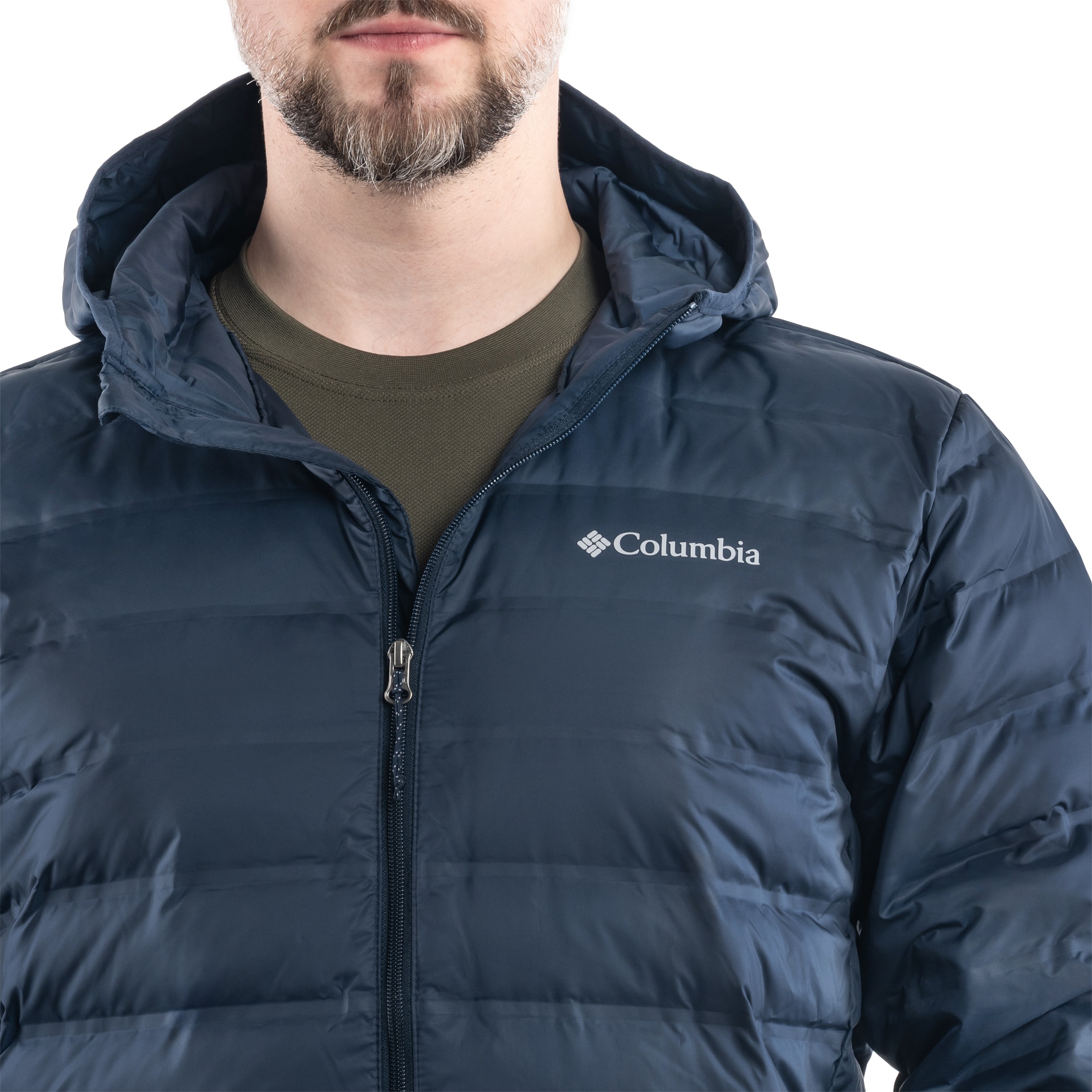 Kurtka Columbia Lake 22 Down Hooded Jacket - Collegiate Navy