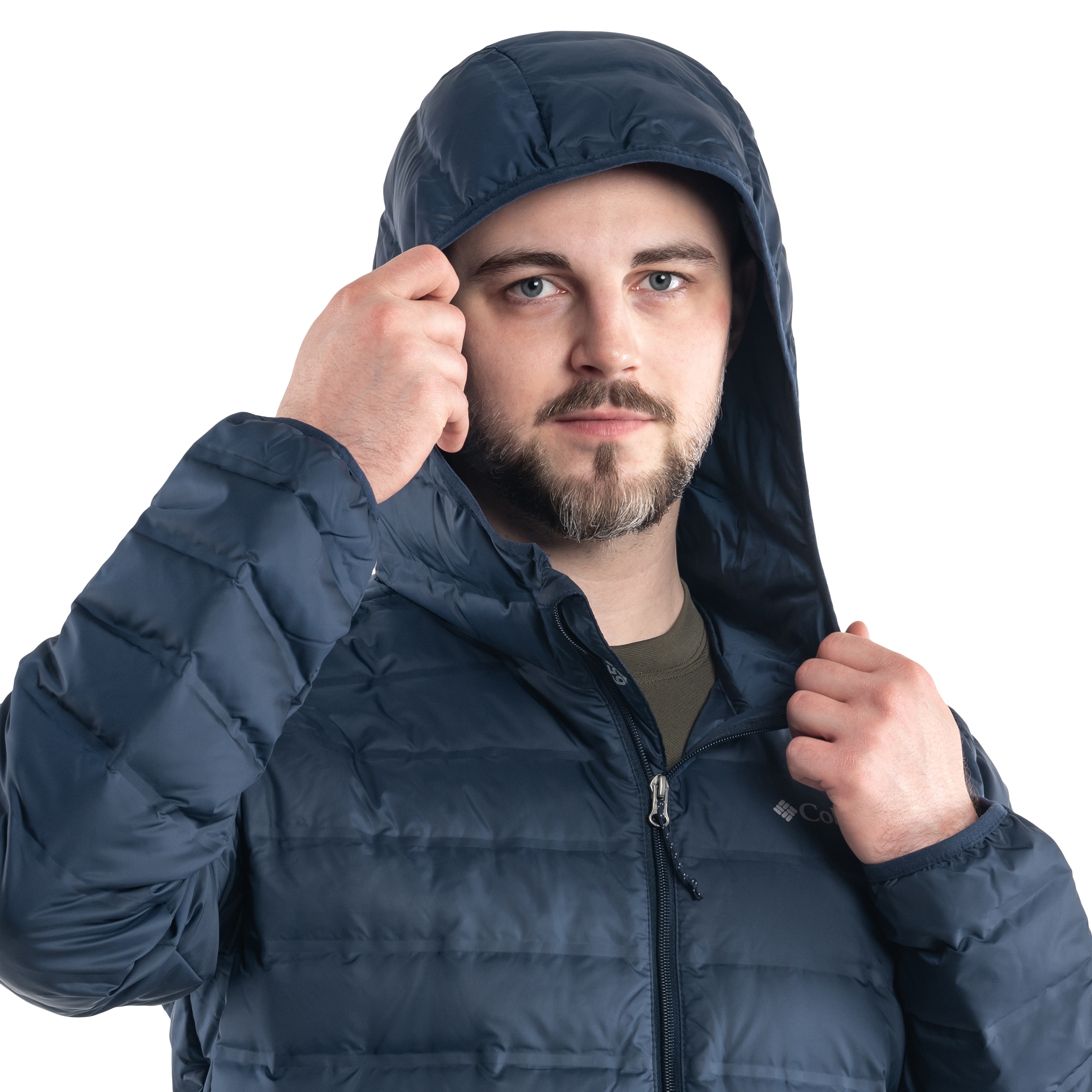 Kurtka Columbia Lake 22 Down Hooded Jacket - Collegiate Navy