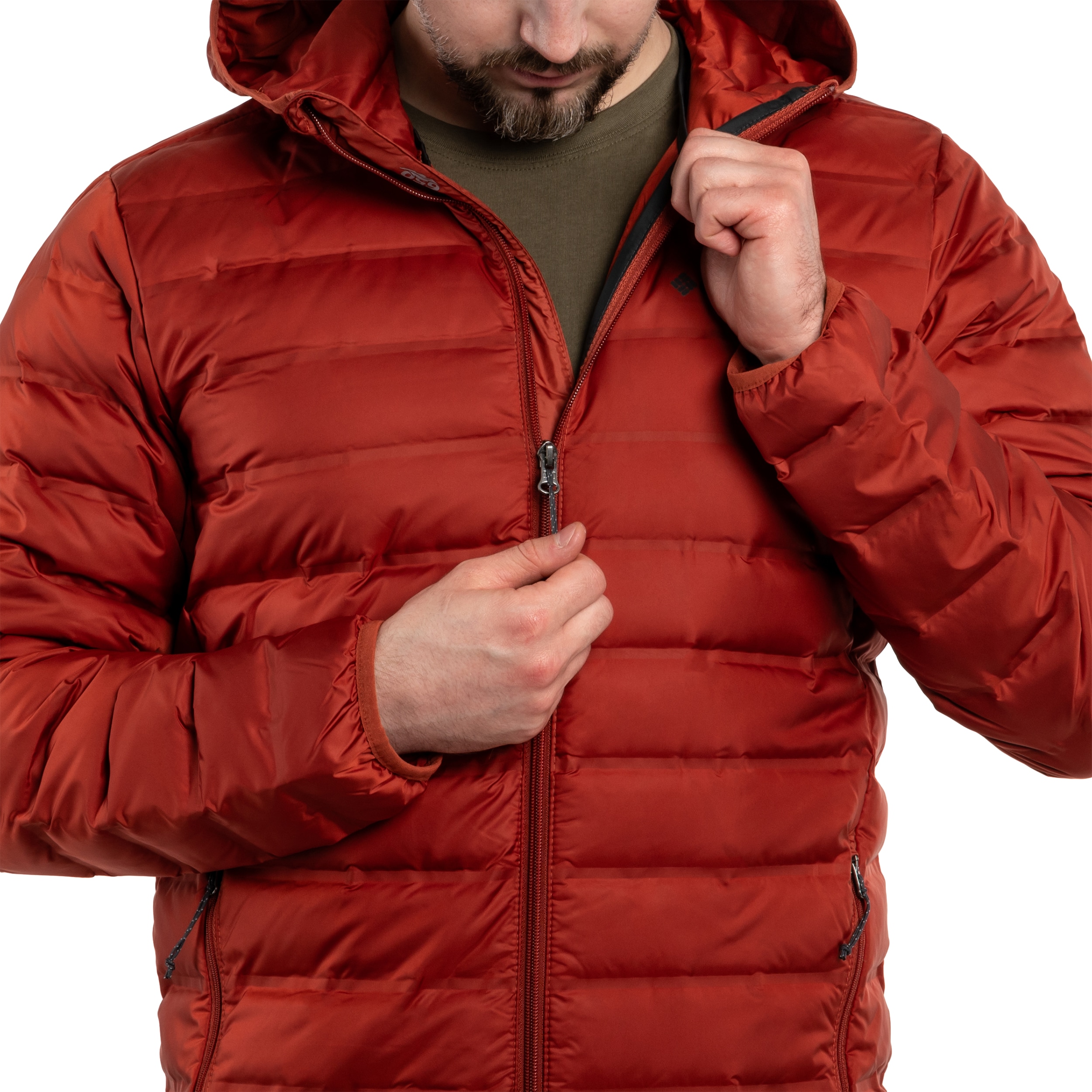 Куртка Columbia Lake 22 Down Hooded Jacket - Warp Red
