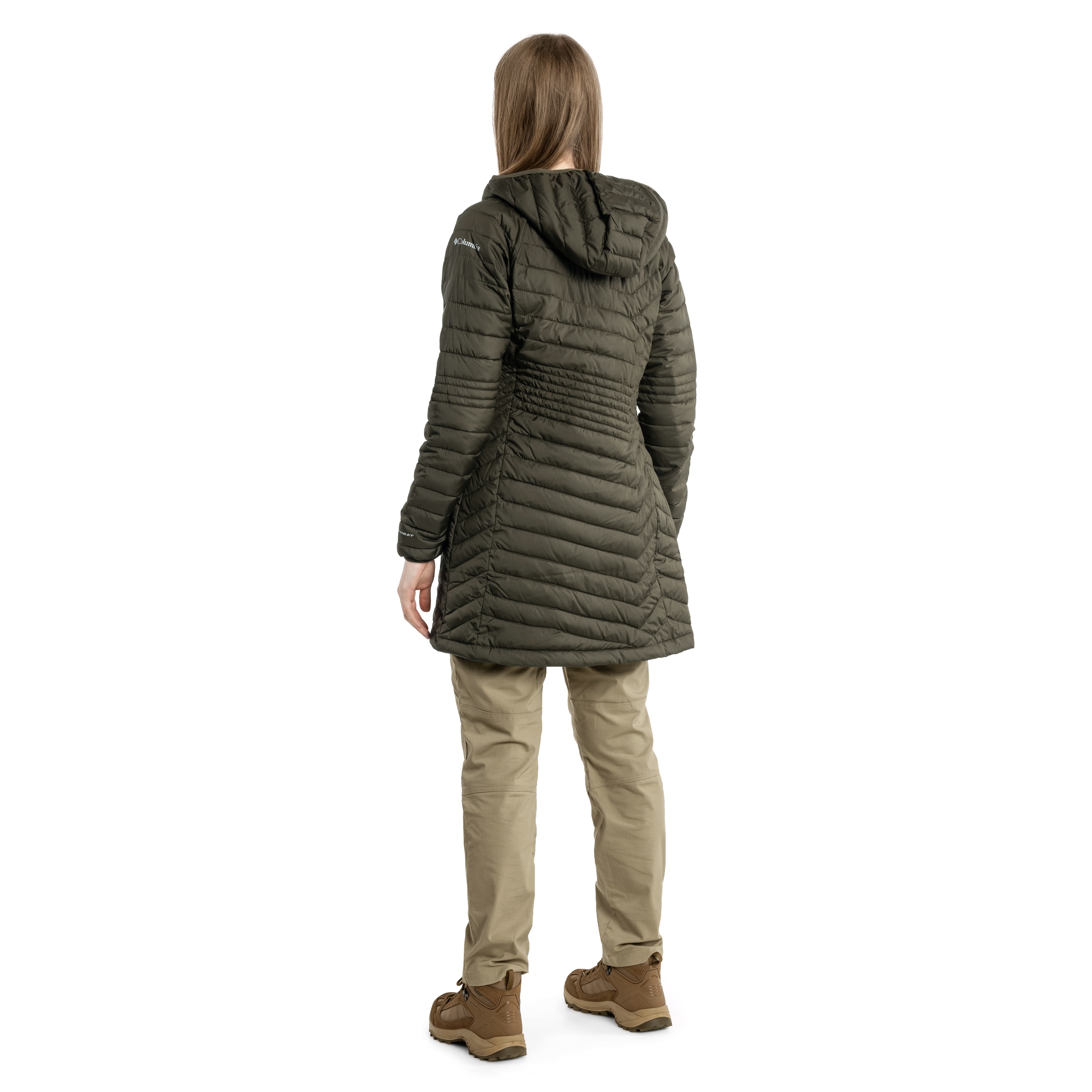 Kurtka damska Columbia Powder Lite Mid Jacket - Olive Green
