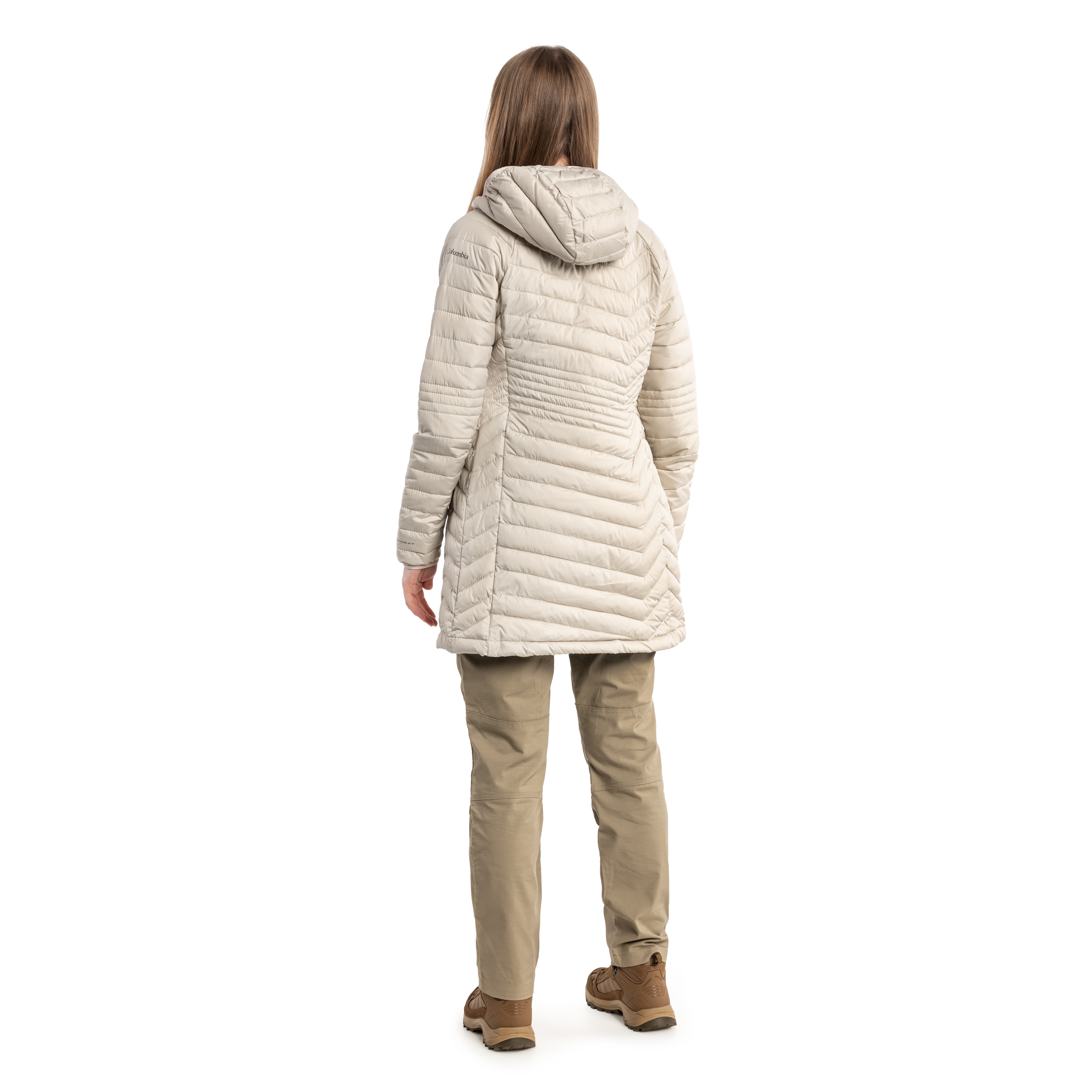 Kurtka damska Columbia Powder Lite Mid Jacket - Dark Stone