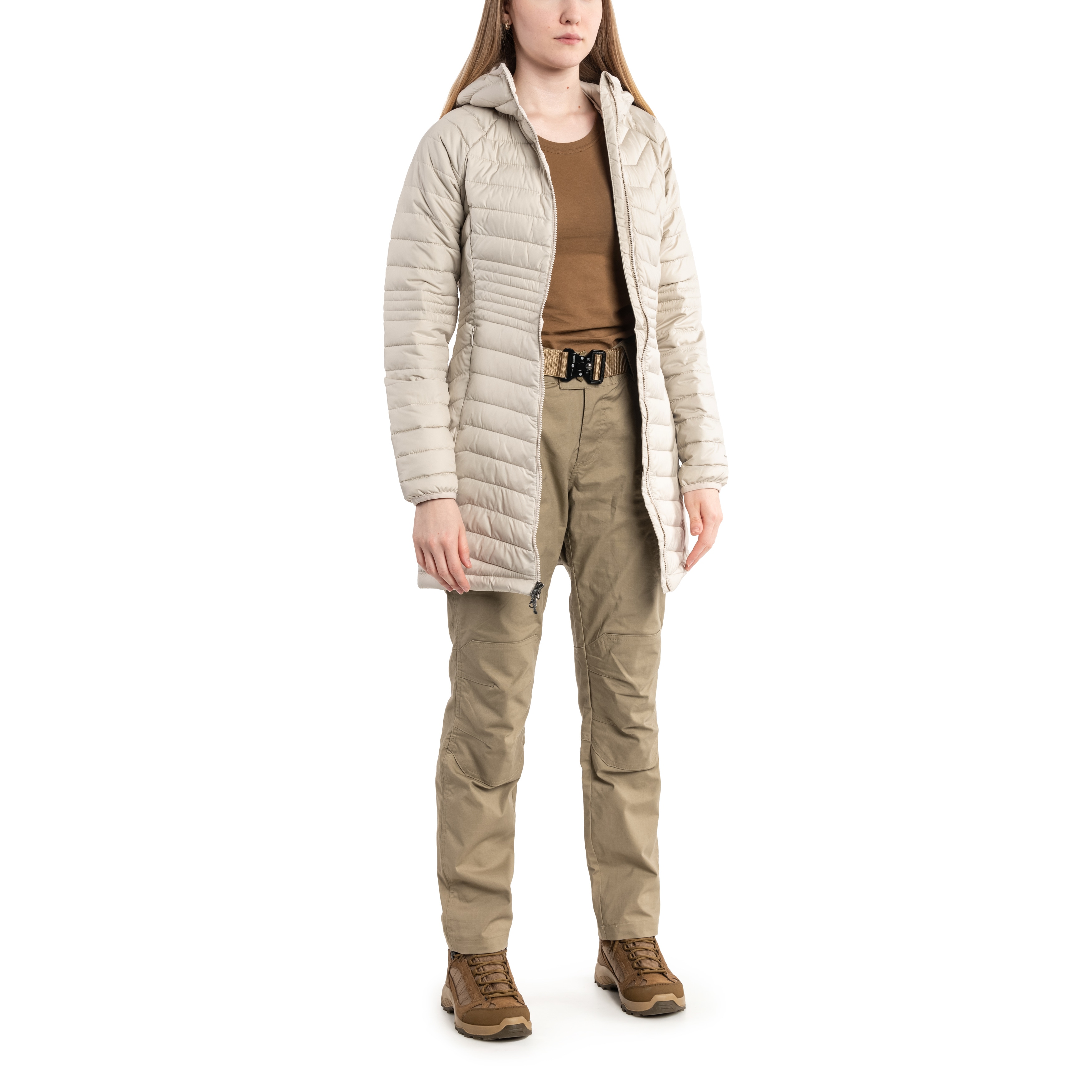 Kurtka damska Columbia Powder Lite Mid Jacket - Dark Stone