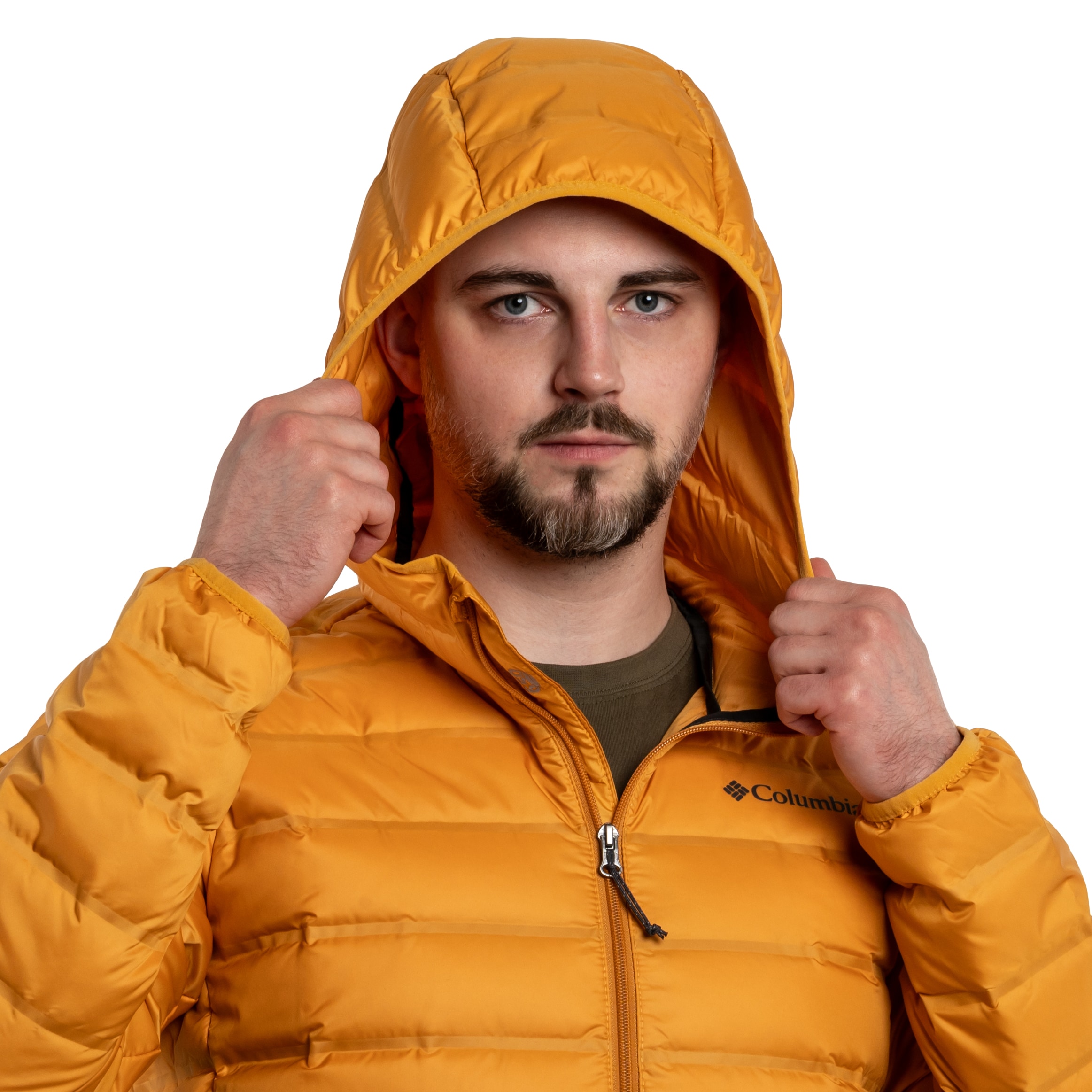 Kurtka Columbia Lake 22 Down Hooded Jacket - Raw Honey
