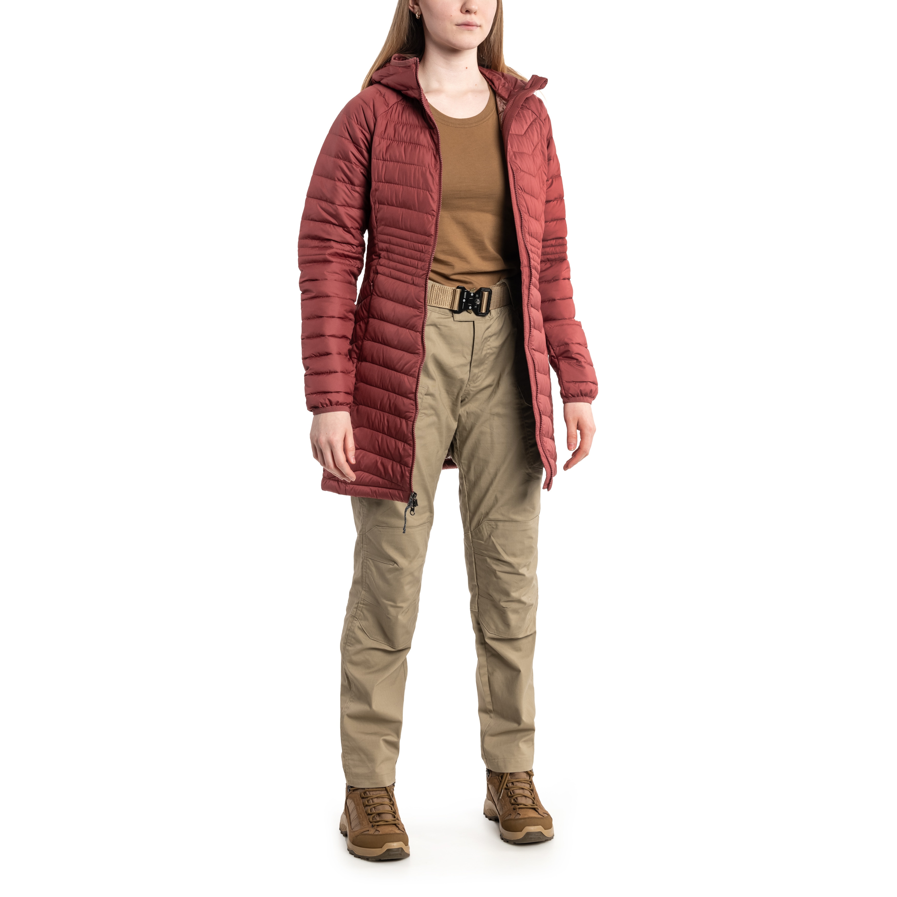 Kurtka damska Columbia Powder Lite Mid Jacket - Beetroot