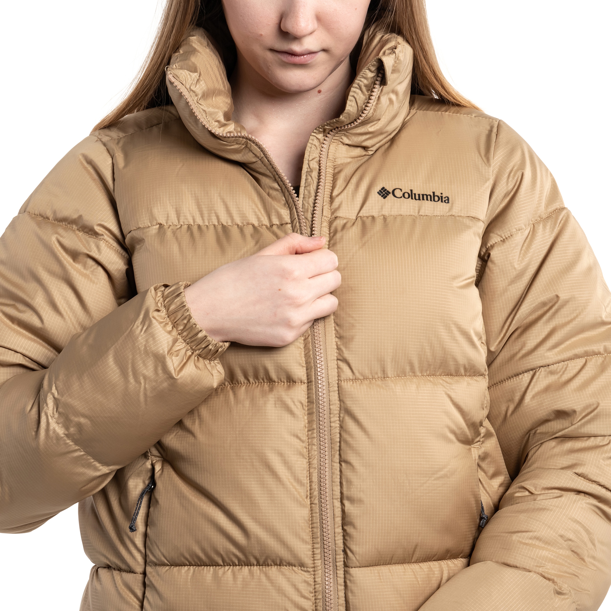 Kurtka damska Columbia Puffect Jacket - Beach
