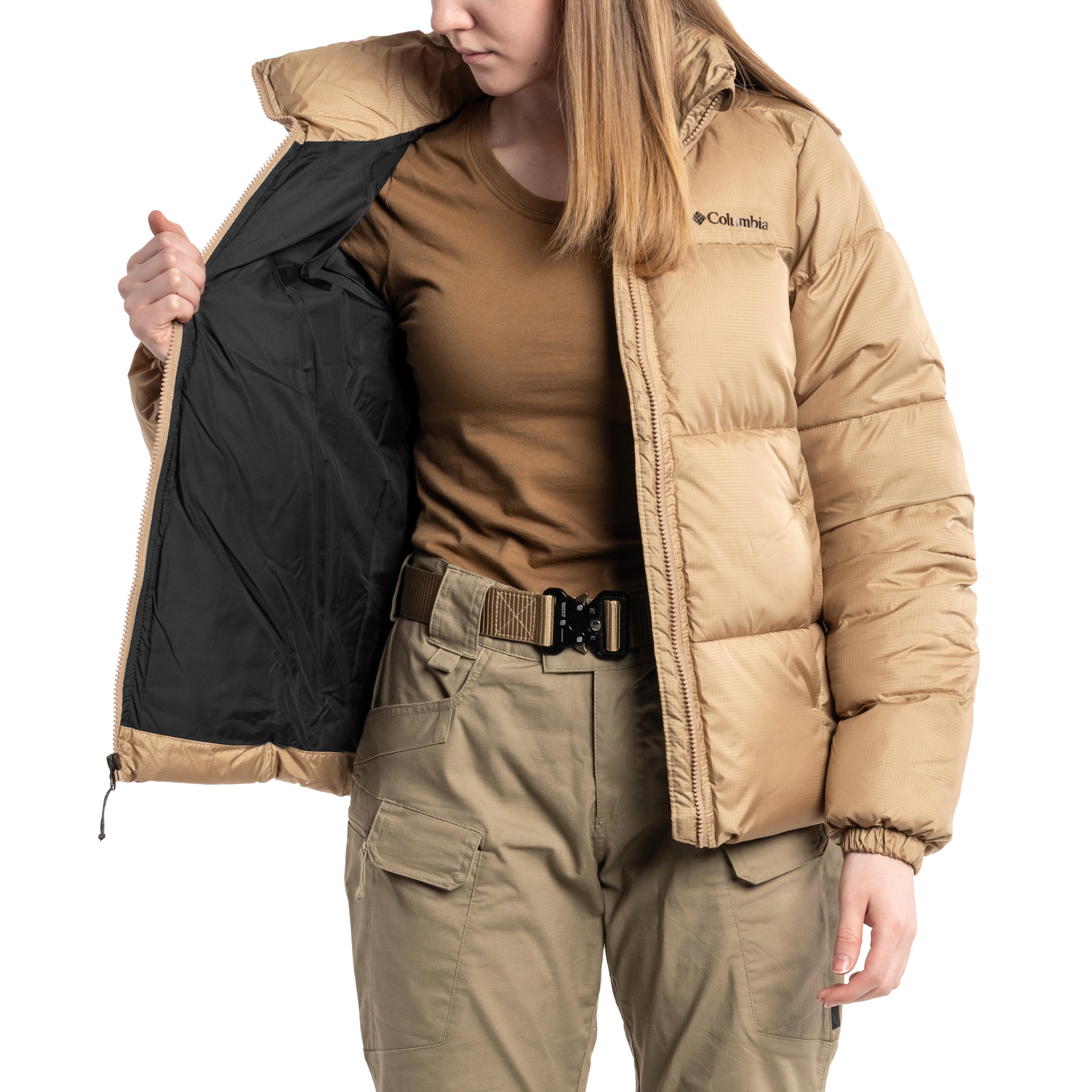 Kurtka damska Columbia Puffect Jacket - Beach