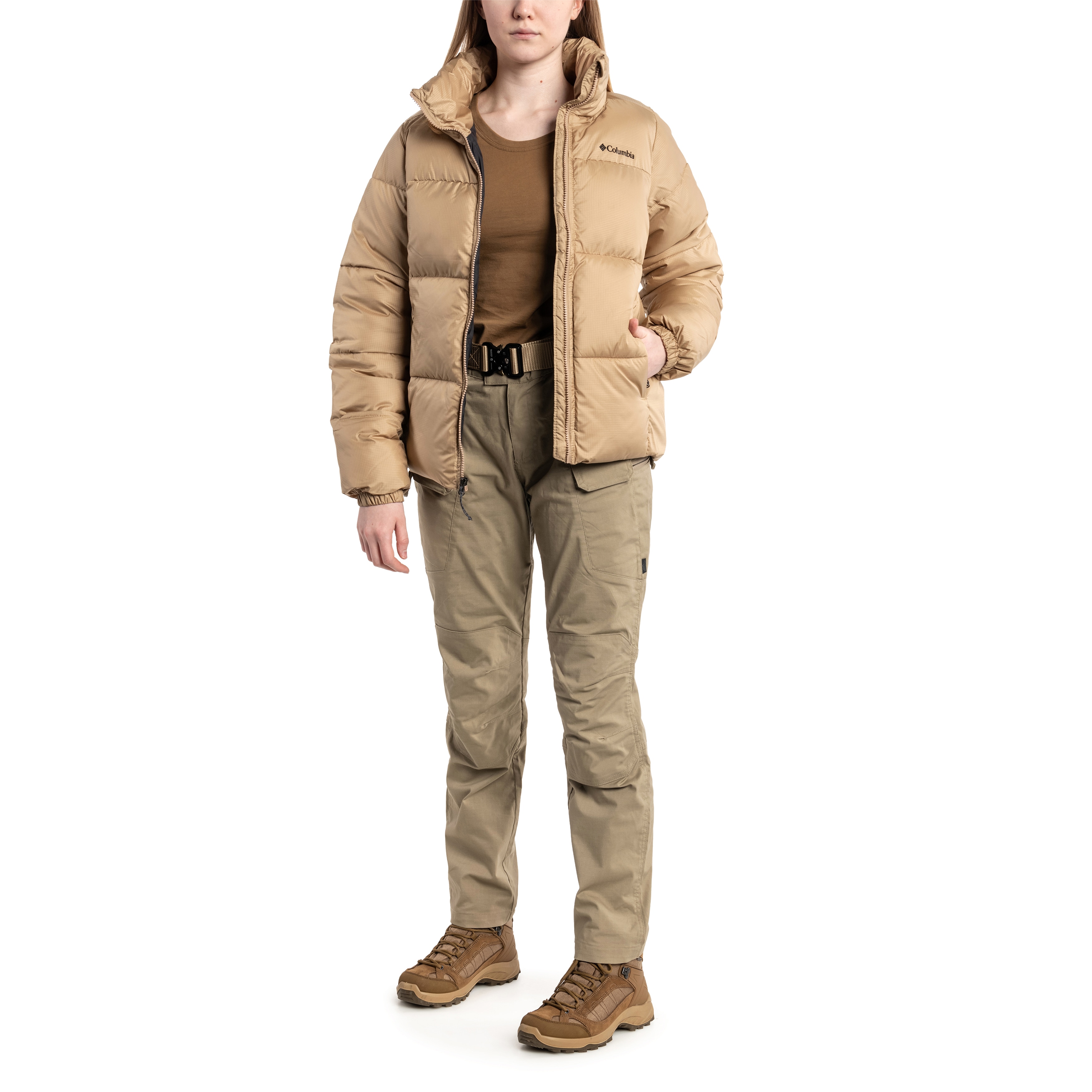 Kurtka damska Columbia Puffect Jacket - Beach