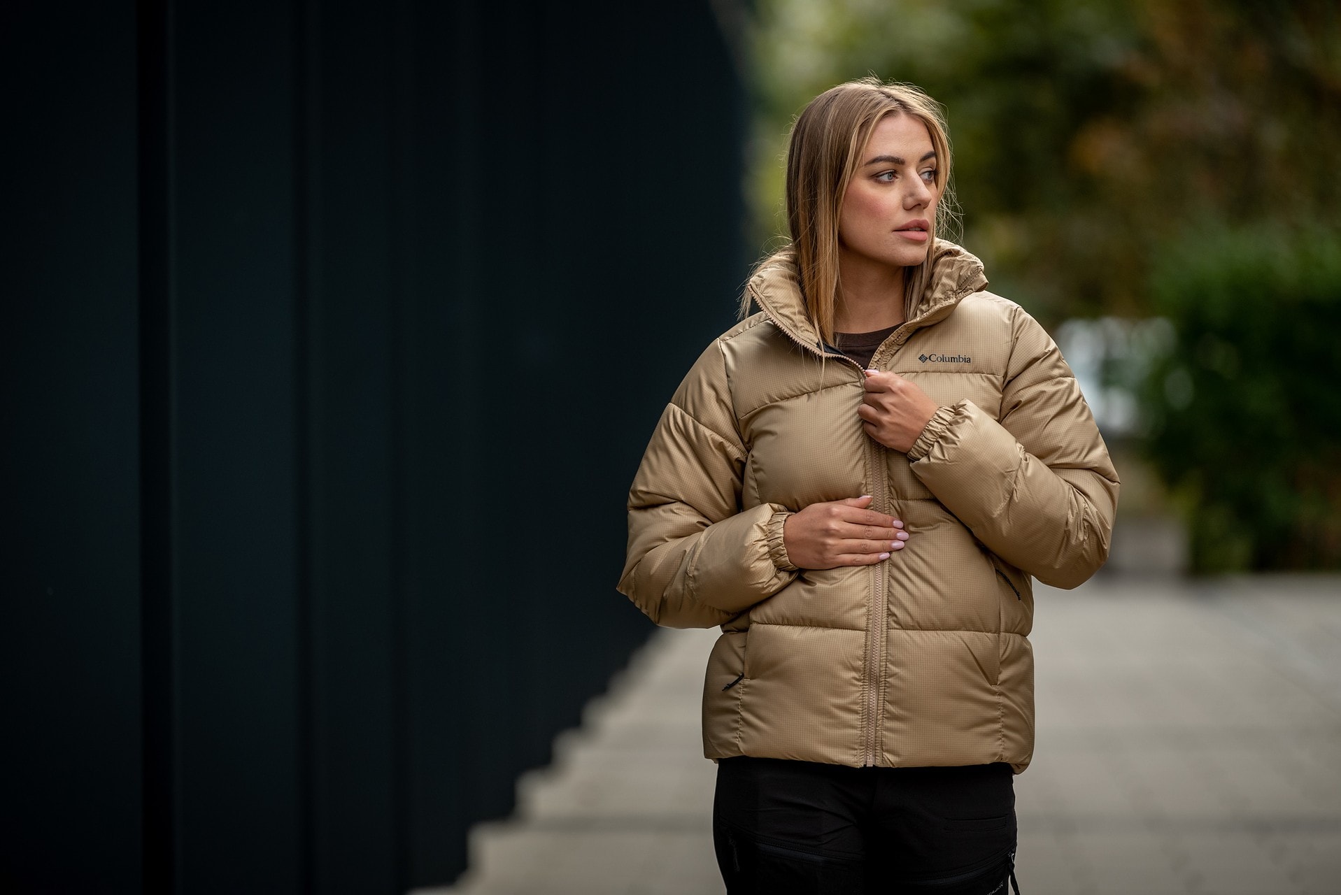 Kurtka damska Columbia Puffect Jacket - Beach