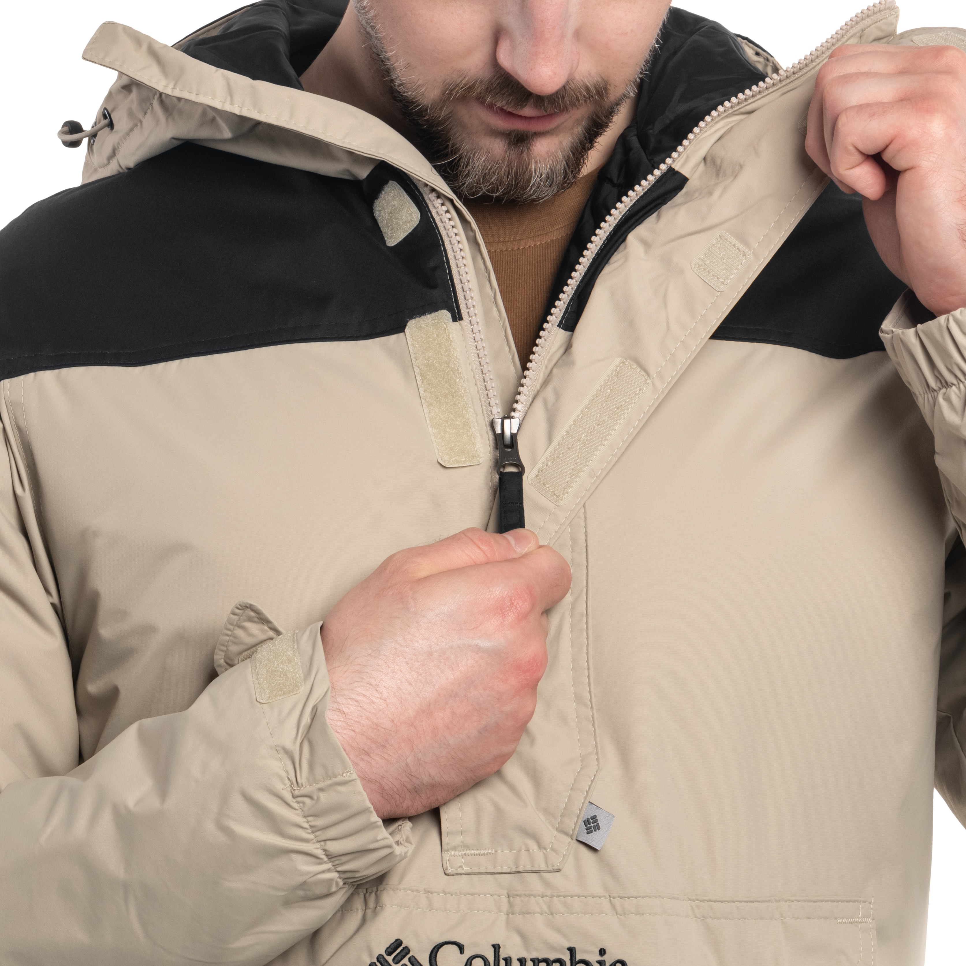 Kurtka Columbia Challenger Pullover Anorak - Ancient Fossil/Black