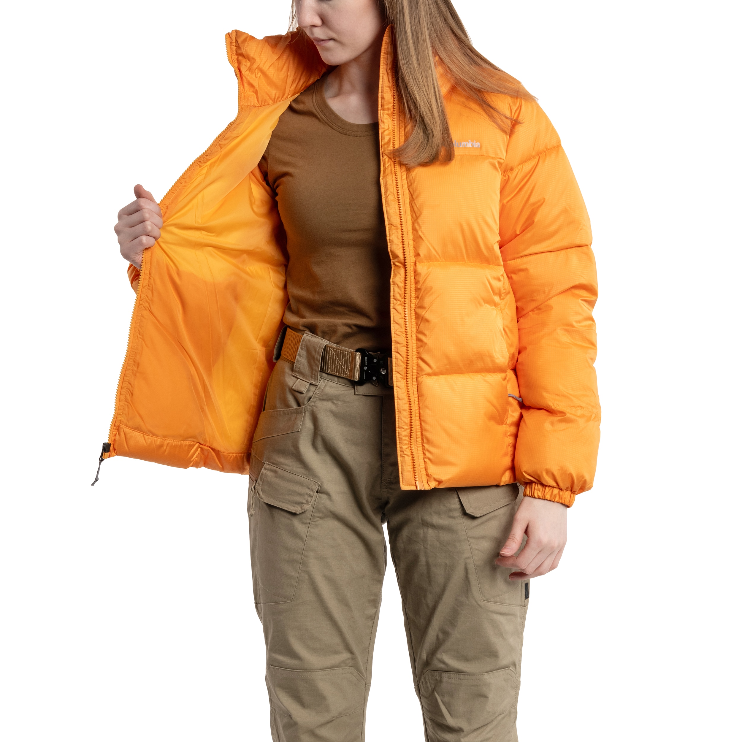 Kurtka damska Columbia Puffect Jacket - Sunset Peach