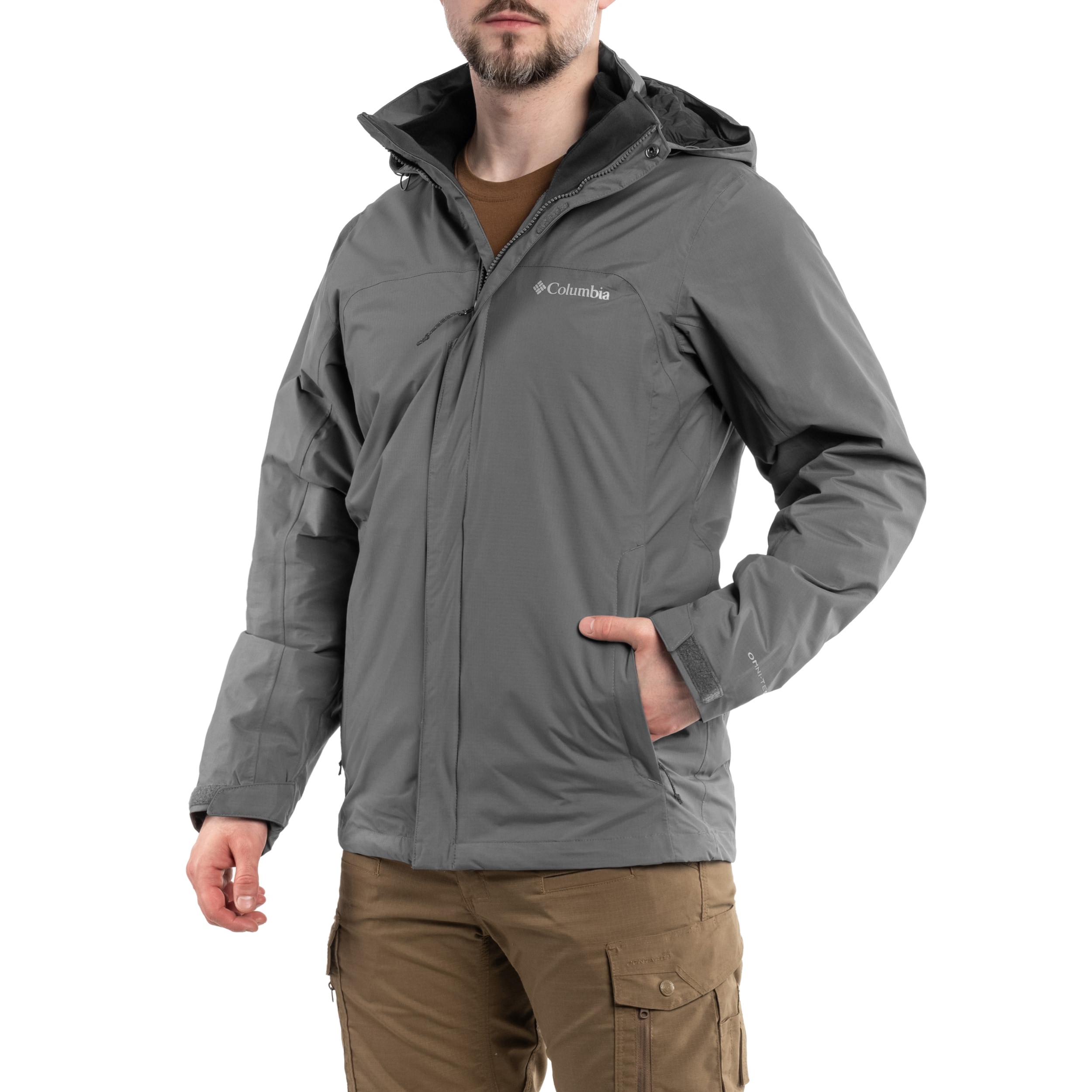 Kurtka Columbia Mission Air Interchange - City Grey